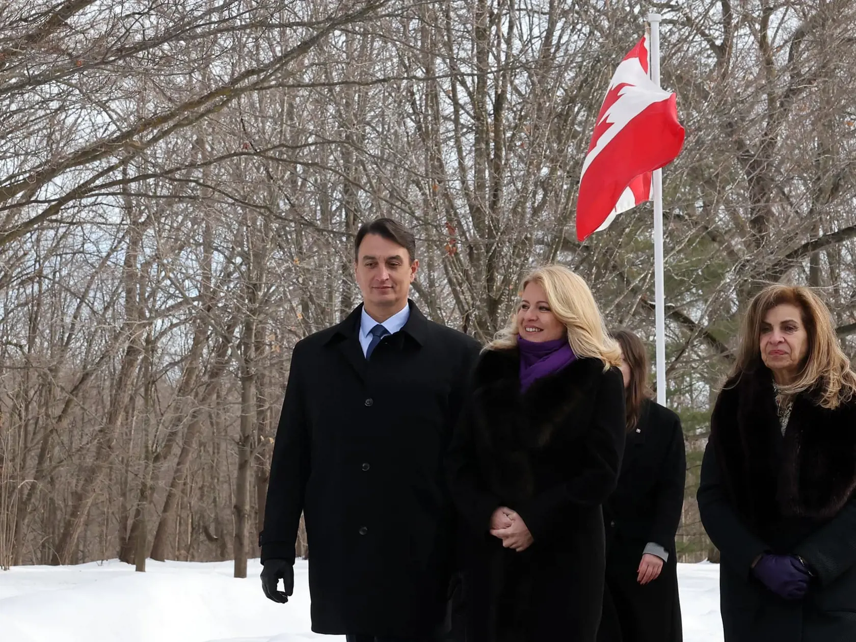 Prezidentka Zuzana Čaputová v úvode februára odcestovala do Kanady a Spojených štátov amerických. Sprevádzal ju aj partner Juraj Rizman.