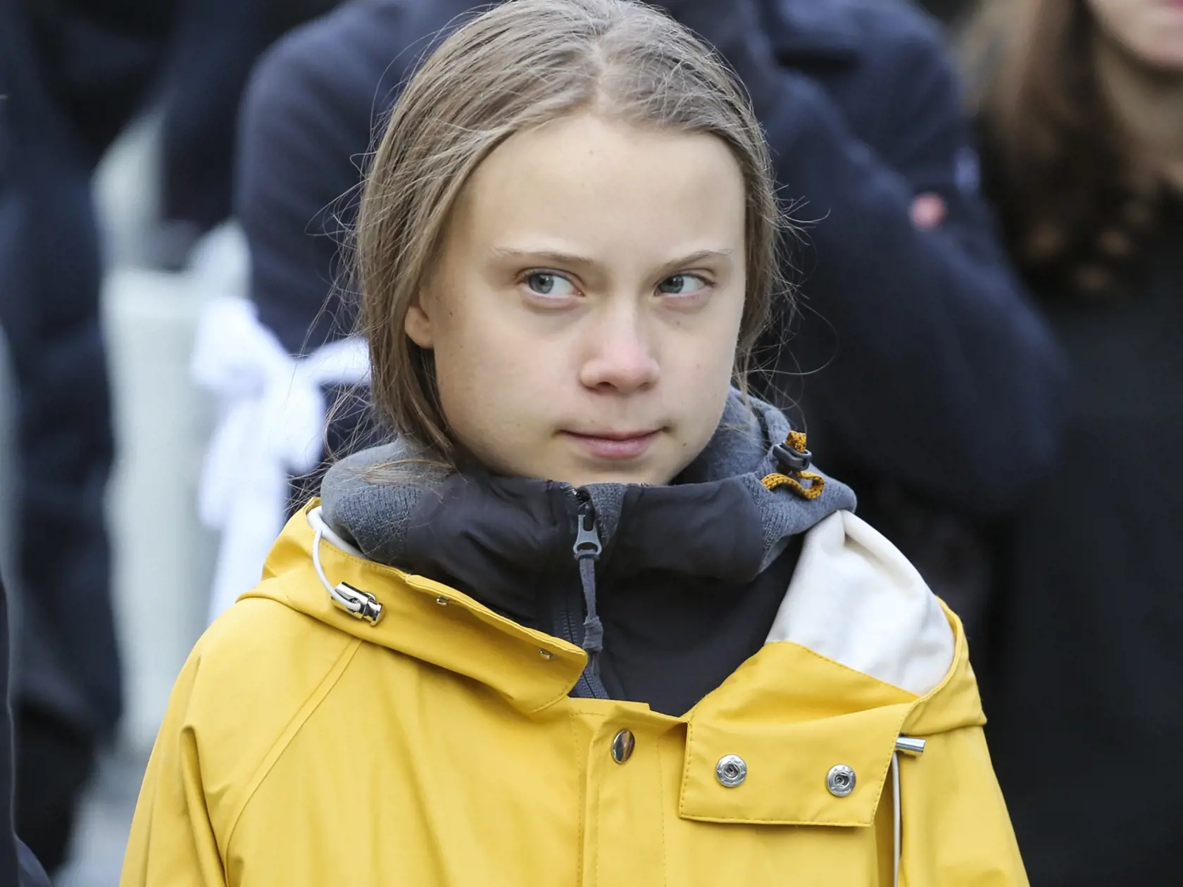 Greta Thunberg mala s nemeckým dopravcom Deutsche Bahn miernu výmenu názorov.
