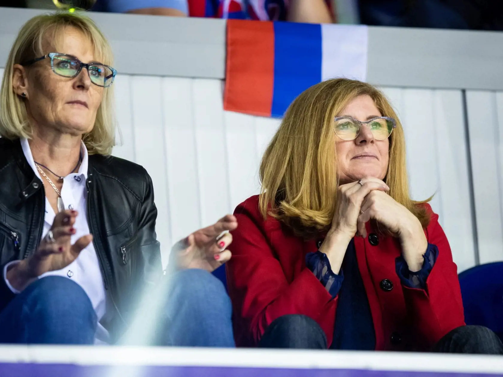 Denisa Saková fandila v drese, na ktorom mala na chrbte svoje meno.