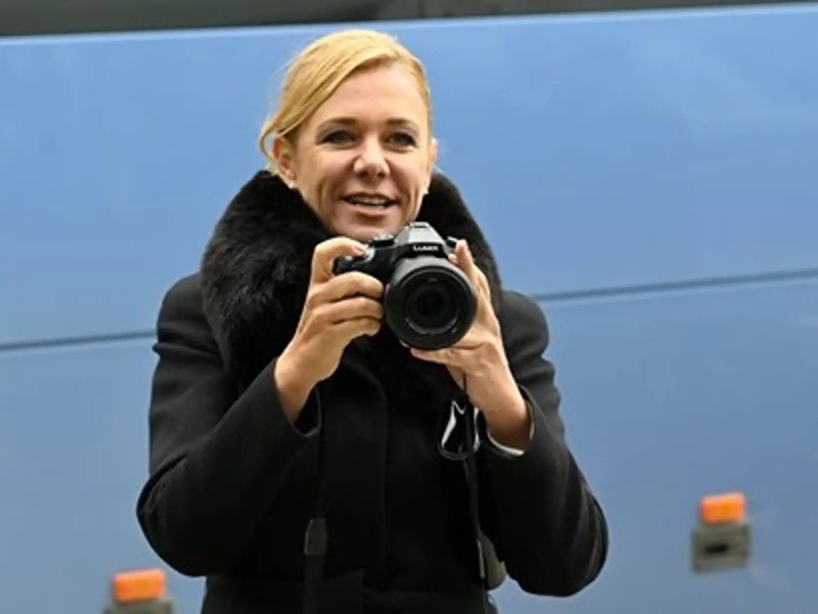 Denisa Saková ochotne fotografov vyfotila.