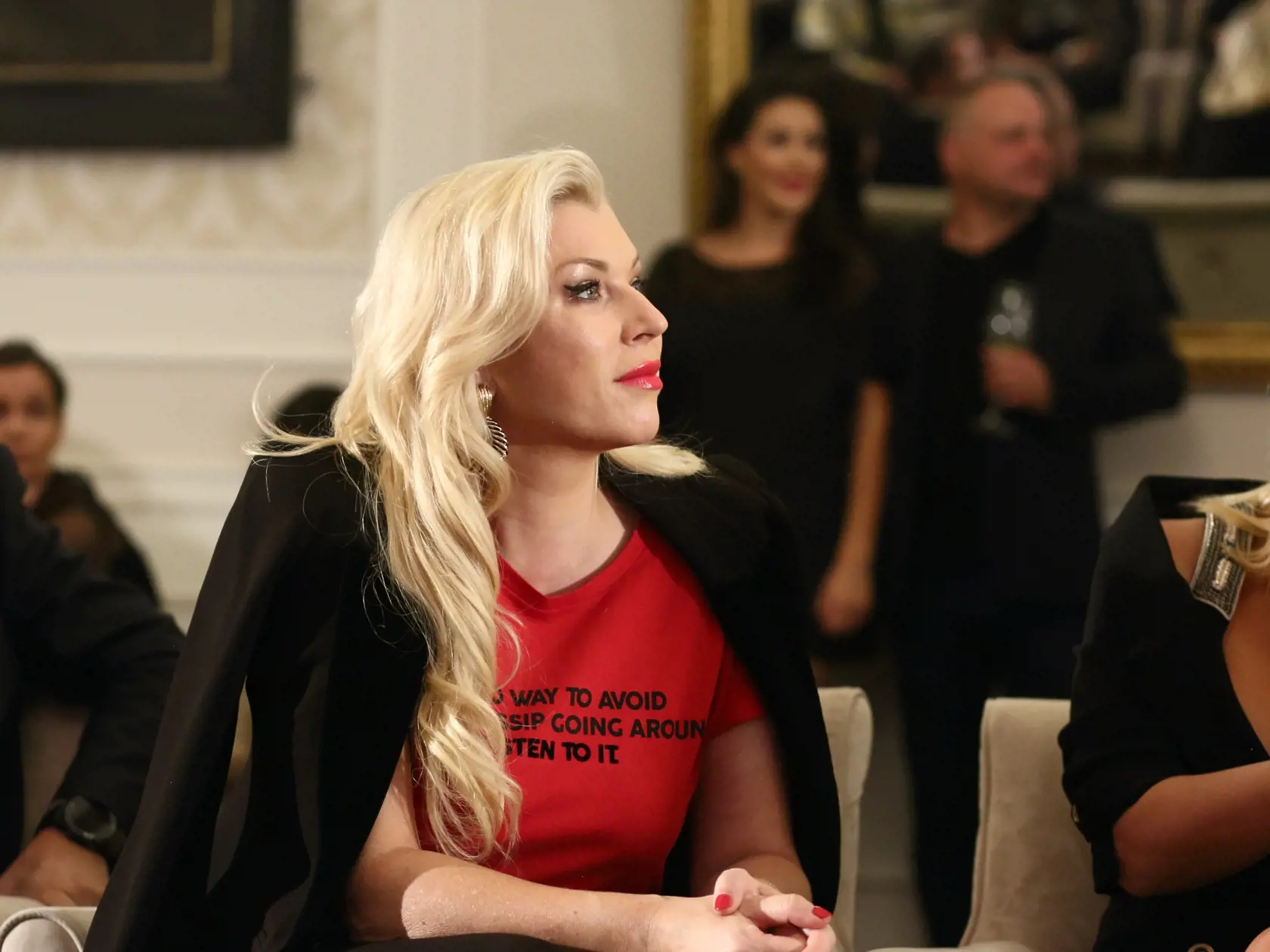 Na snímke šéfka módnej televízie a dramaturgička Gabriela Drobová. Tá v nedeľu oznámila svoju kandidatúru na prezidentku SR