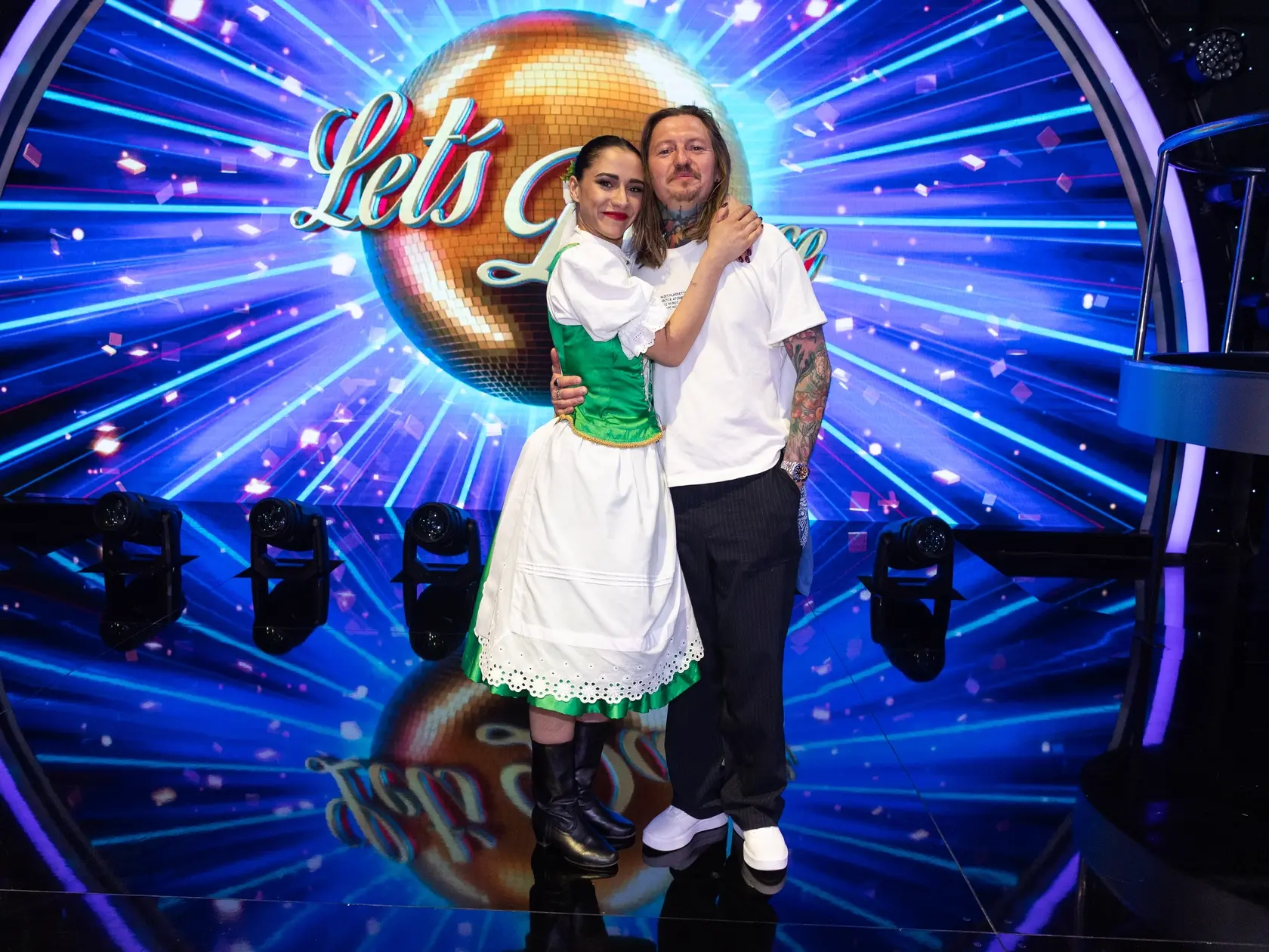 Přemek Forejt a Eva Burešová počas ôsmeho kola Let's dance 2025.