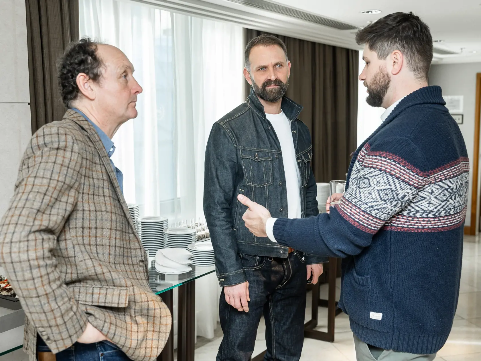 Tlačová konferencia k predstaveniu nového televízneho seriálu “Vytoč môjho agenta” v Bratislave. Na snímke Tomáš Maštalír.
