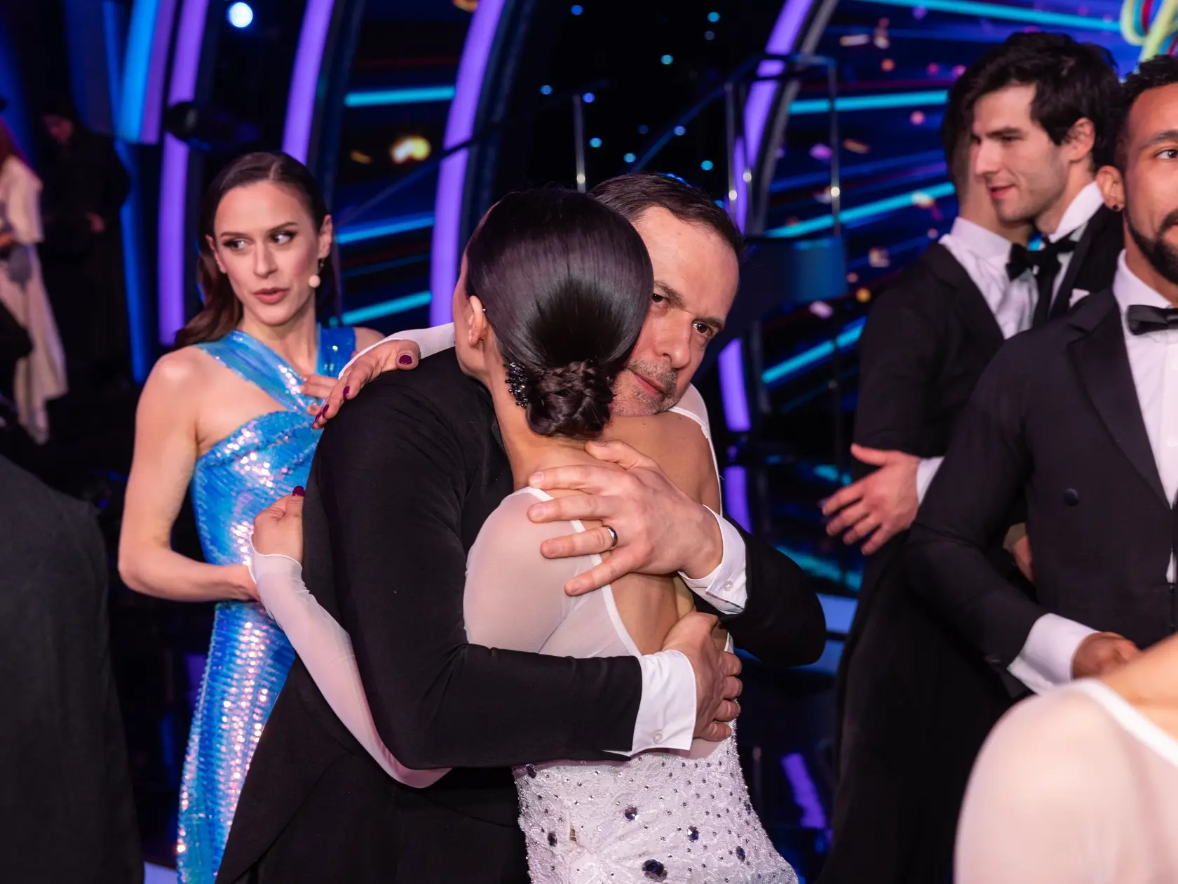 Juraj Kemka a Natália Glosíková vypadli v šiestom kole Let's dance 2025. Na snímke Eva Burešová a Juraj Kemka