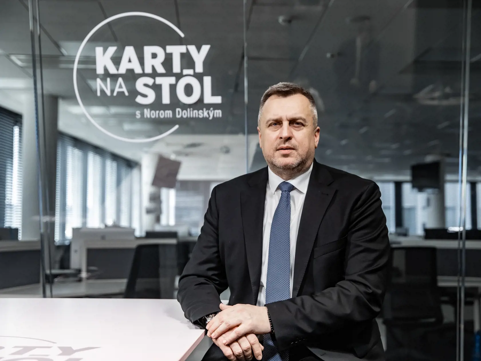 Diskusná relácia "Karty na stôl", ktorej hosťom bol Andrej Danko.