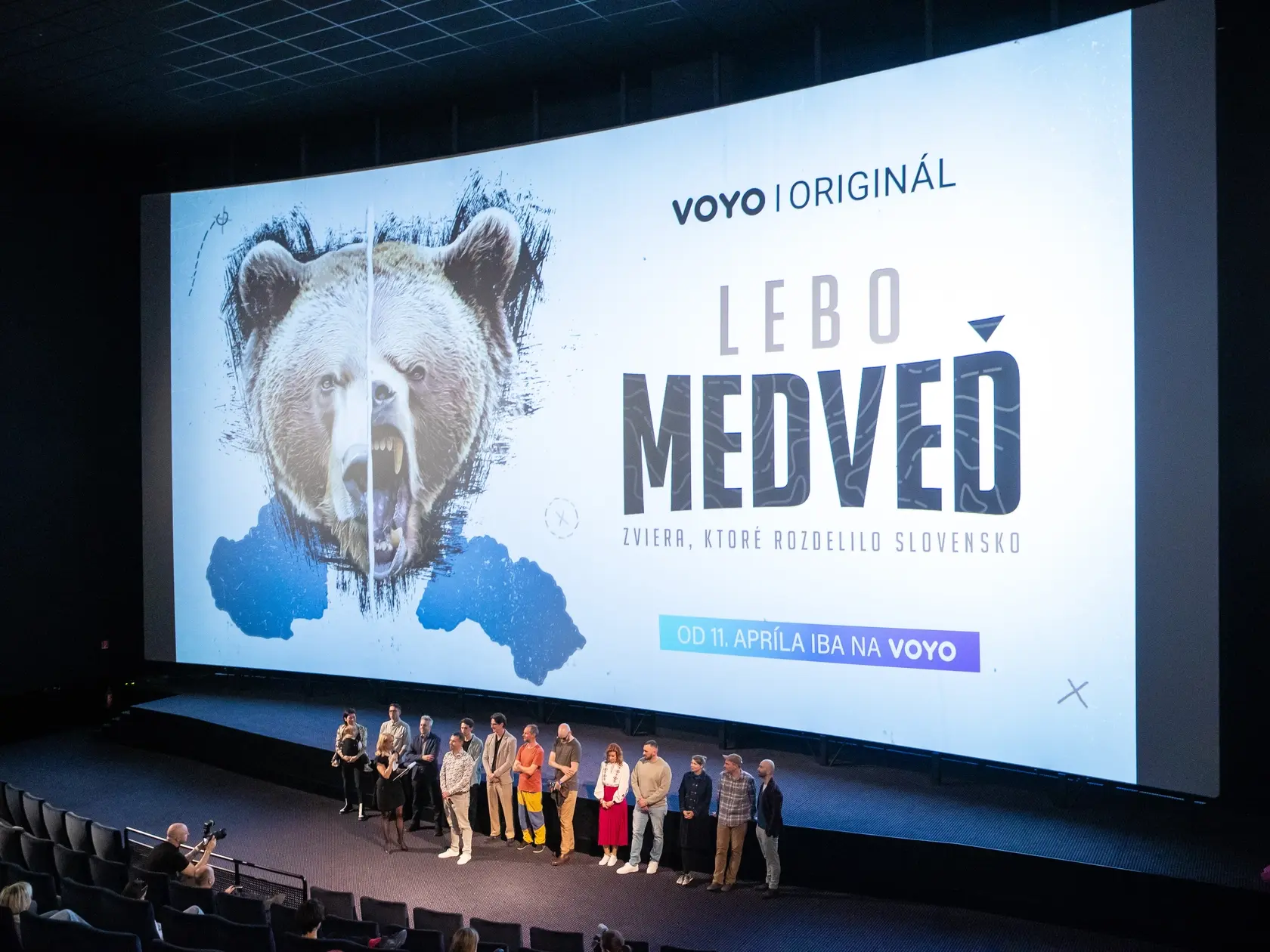 Na snímke predstavenie Slovenského dokumentárneho seriálu Lebo medveď.