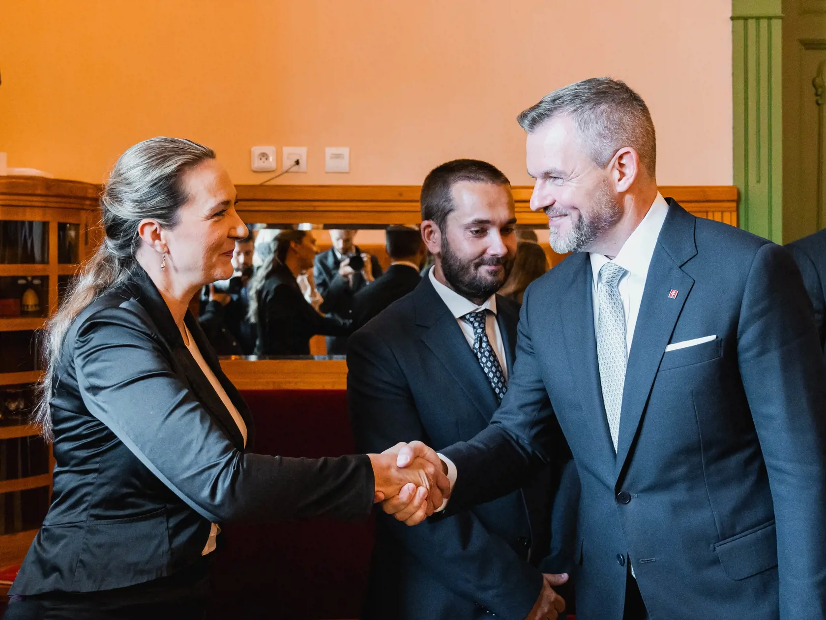 Návšteva Petra Pellegriniho u košického župana Rastislava Trnku.