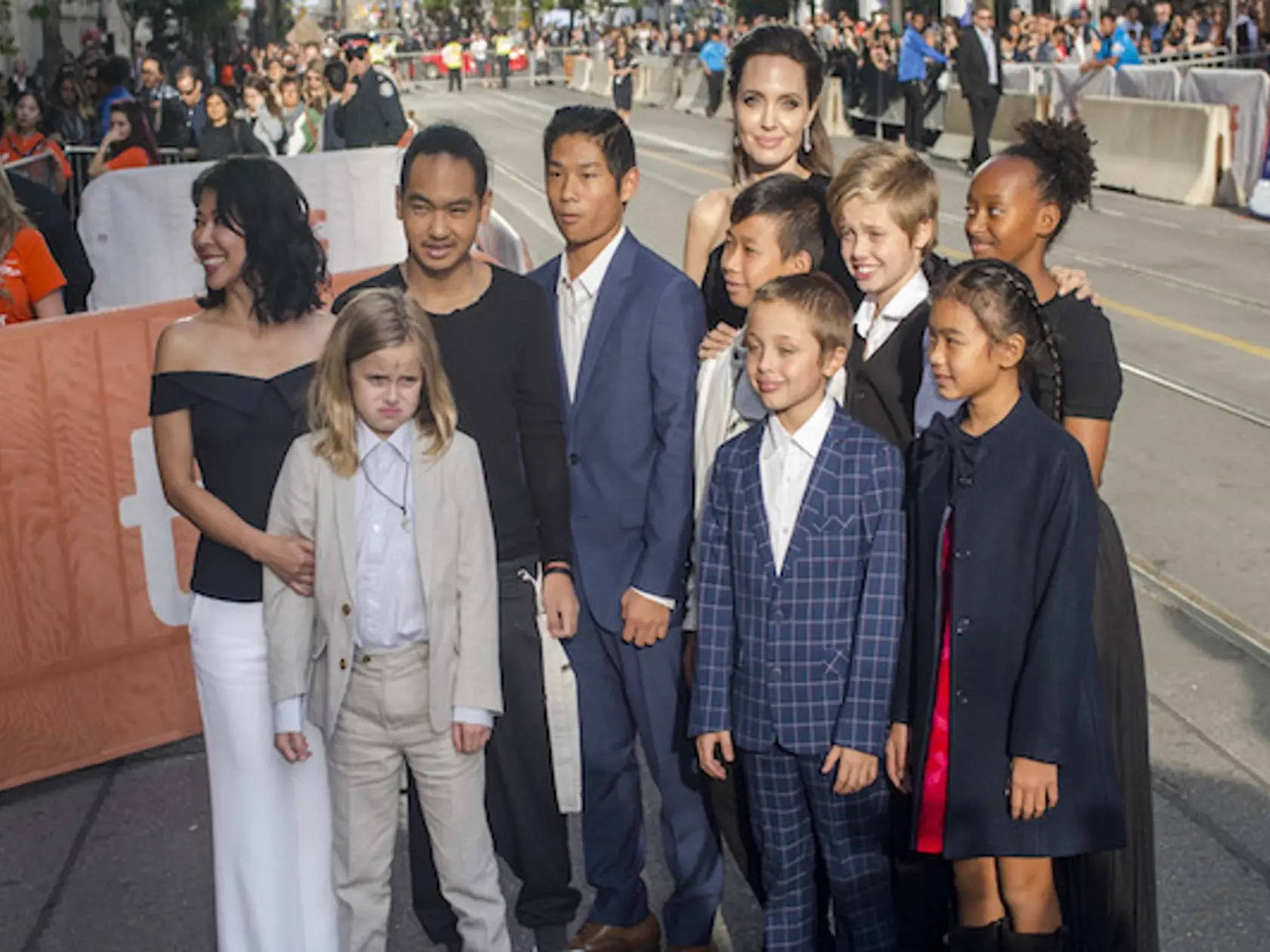 42nd Toronto International Film Festival - 'First They Killed my Father' - Premiere

Featuring: Loung Ung, Vivienne Jolie-Pitt, Maddox Jolie-Pitt, Pax Jolie-Pitt, Kimhak Mun, Knox Jolie-Pitt, Shiloh Jolie-Pitt, Angelina Jolie, Zahara Jolie-Pitt, Sareum Srey Moch
Where: Toronto, Canada
When: 11 Sep 2017
Credit: Euan Cherry/WENN.com