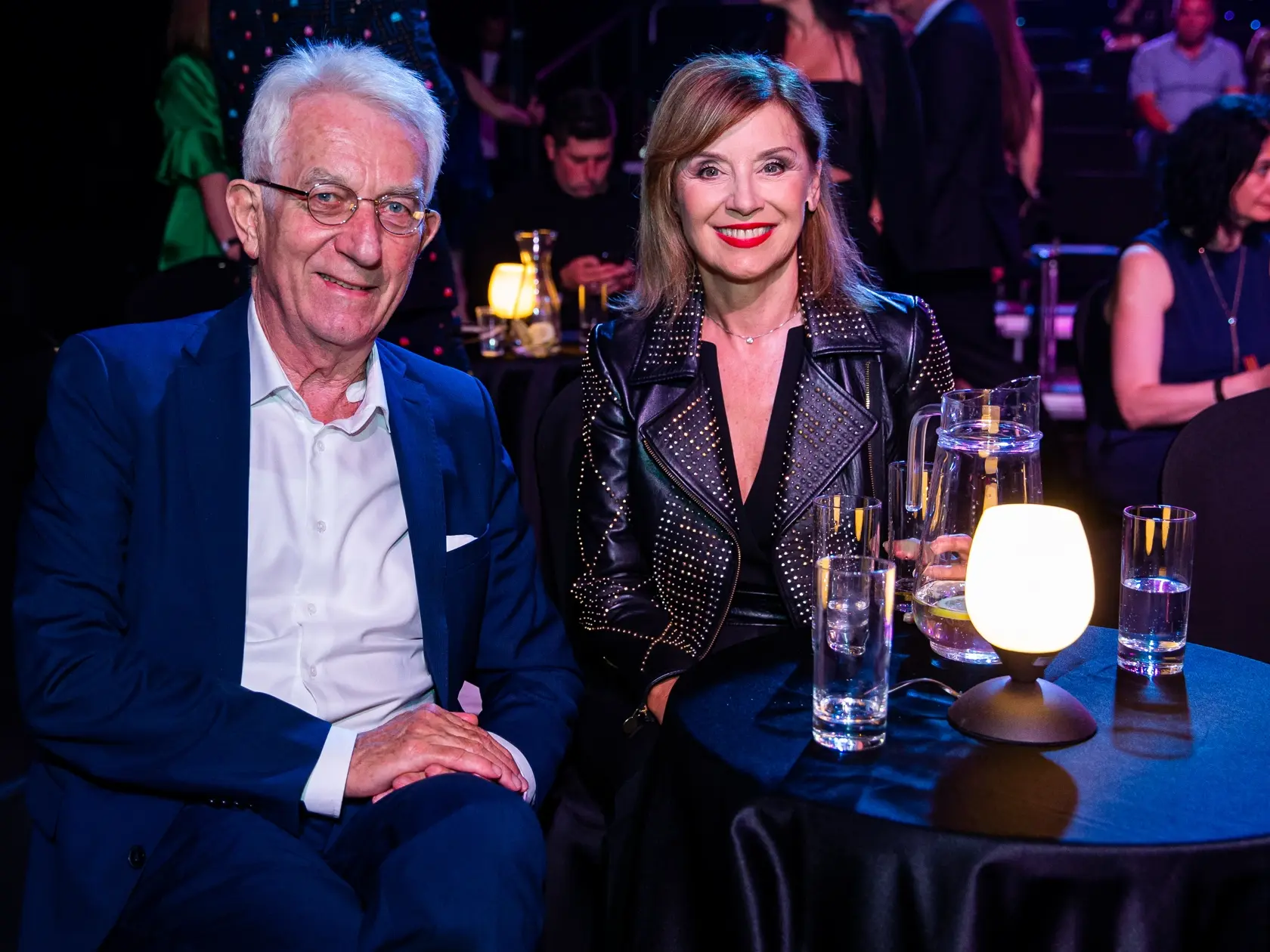 Galavečer Social Awards Slovakia "SOWA" v Bratislave. Na snímke Alena Heribanová s priateľom.