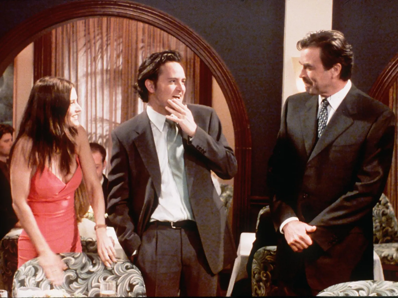 FRIENDS TV STILLS WITH TOM SELLECK