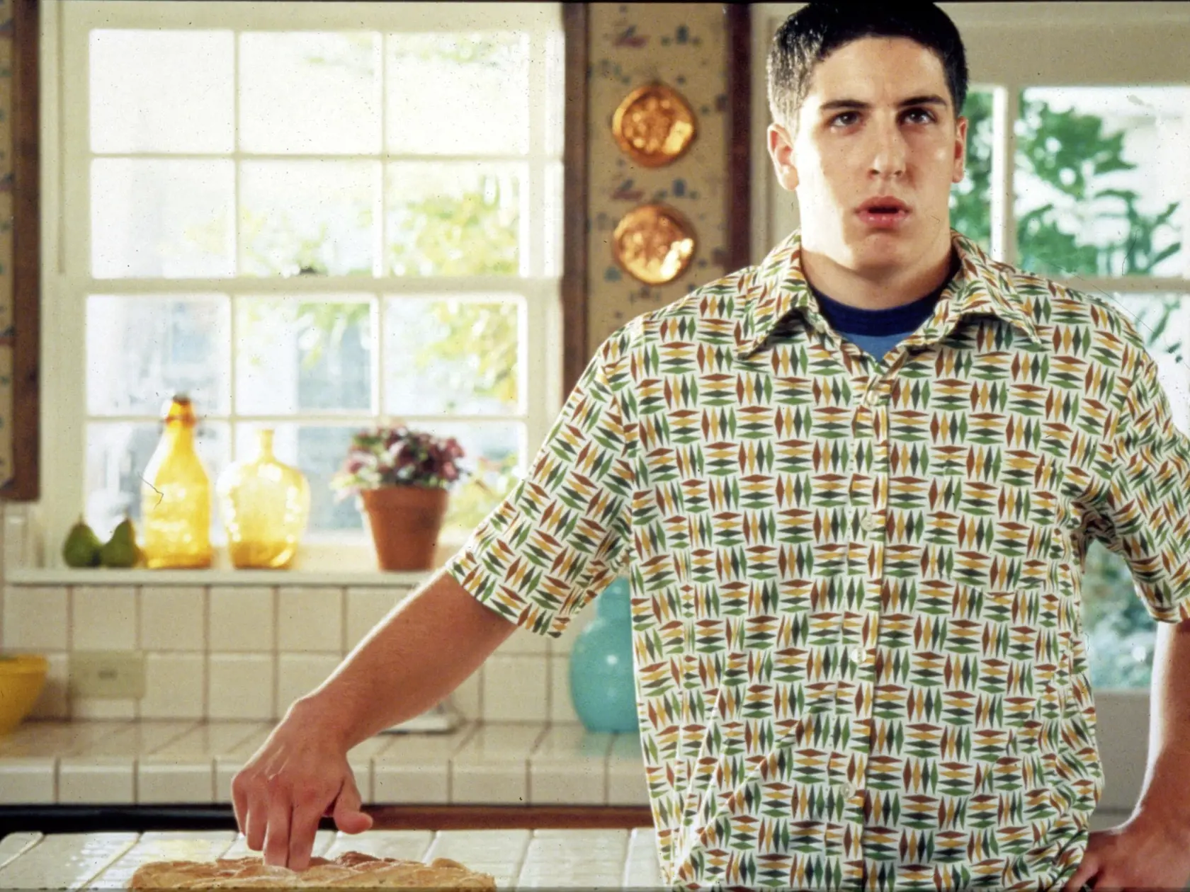 Film American pie, po slovensky Prci, prci, prcičky... Kultová scéna s koláčom.