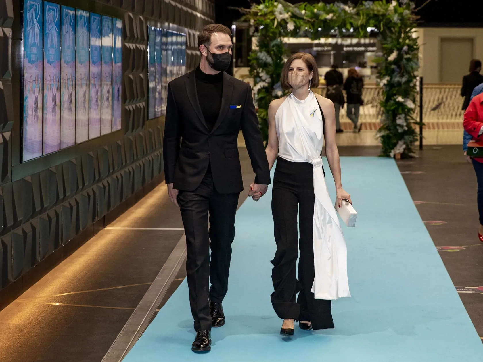 Premiera nového filmu “Šťastný nový rok 2”. Na snímke je Tomáš Maštalír s manželkou Kristínou. 
