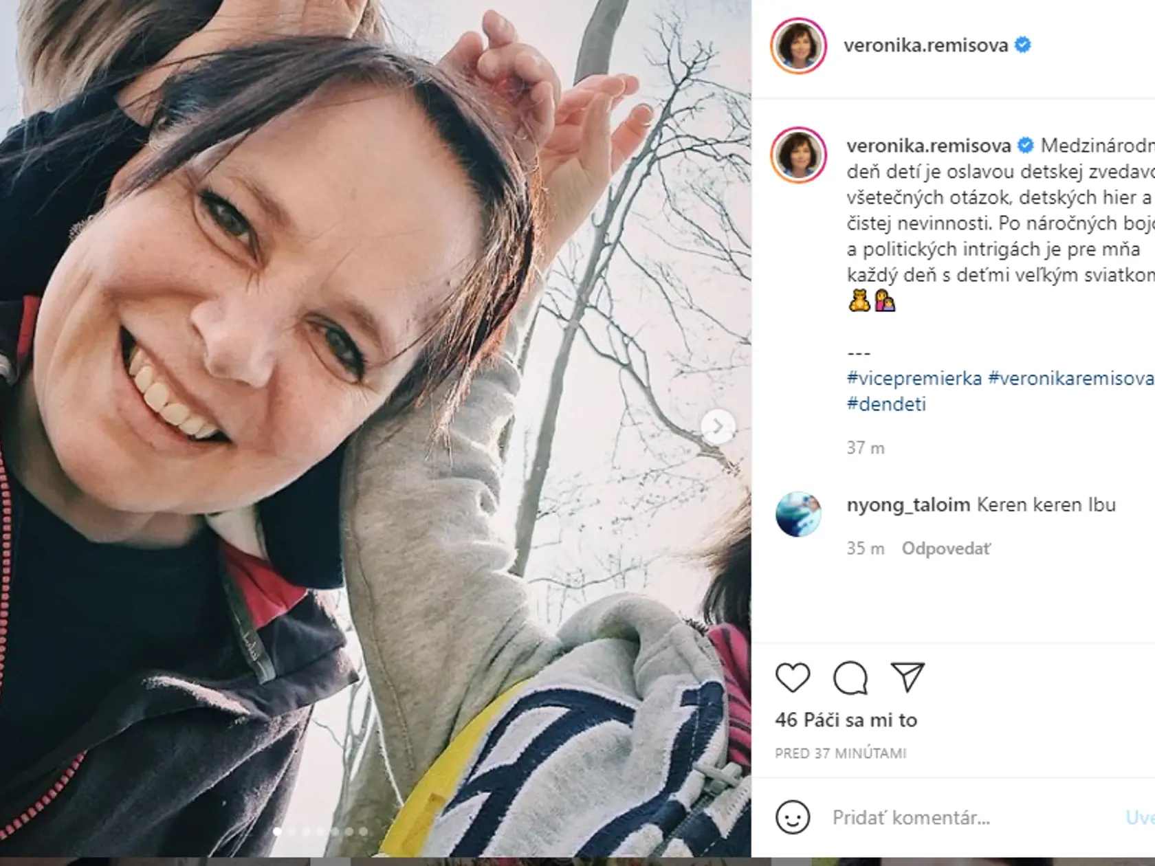 Vicepremiérka sa priznala k náročným dňom v politike.