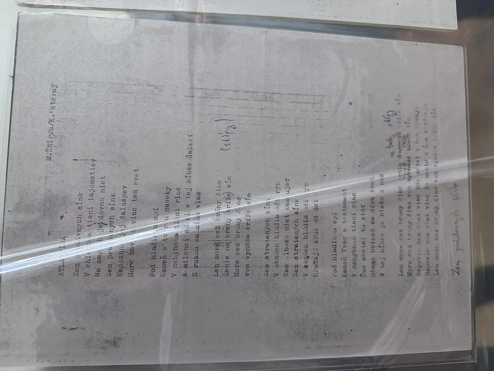 Cenzurovaný text piesne Atlantída.