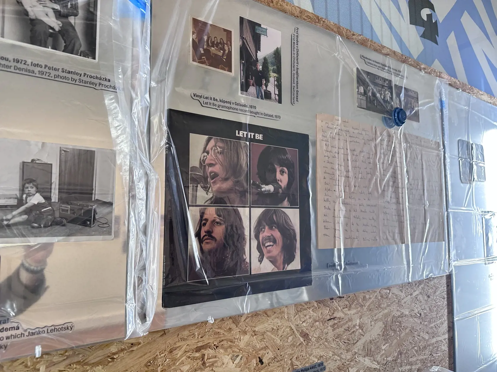 Platňa Let It Be, ktorú si Meky kúpil v roku 1970 v meste Gstaad.