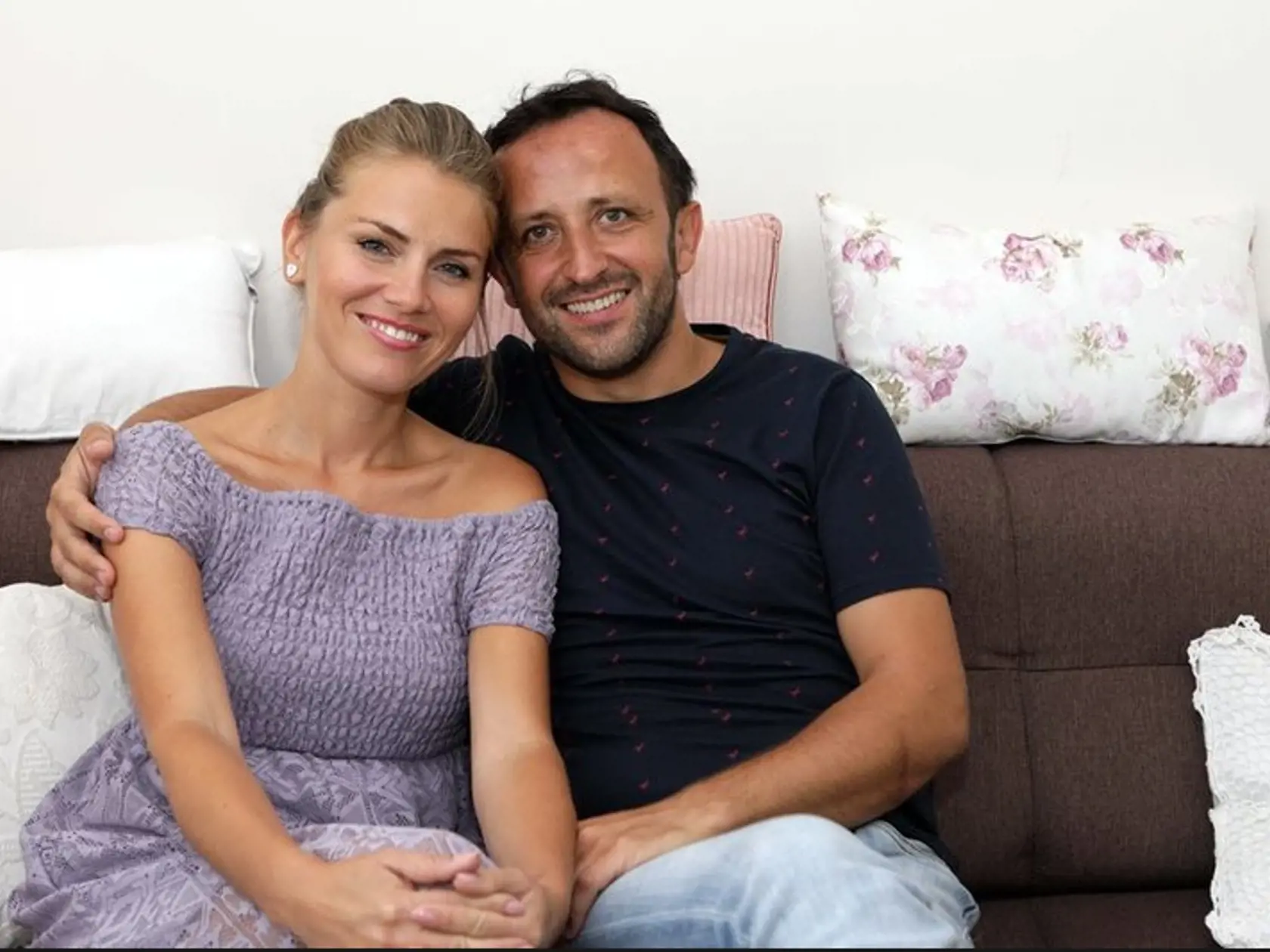 Ondrej Kandráč s manželkou Erikou.