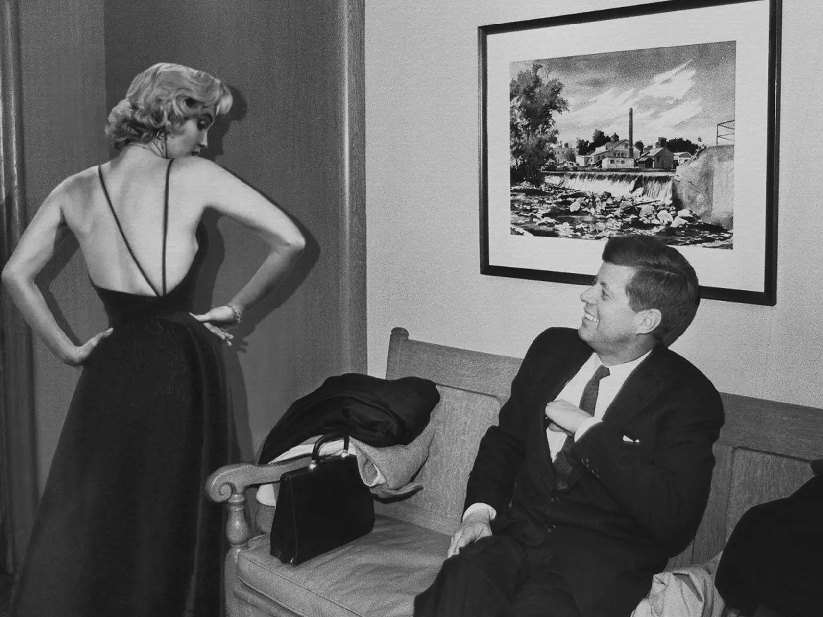 John F. Kennedy a Marilyn Monroe, ktorí mali spolu dlhodobý pomer.