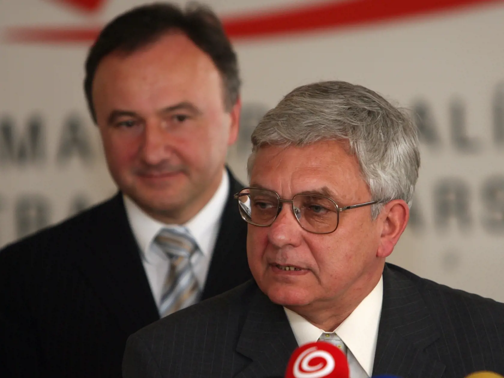 RNDr. Miklos Duray, Pal Csaky.;foto: Július Dubravay