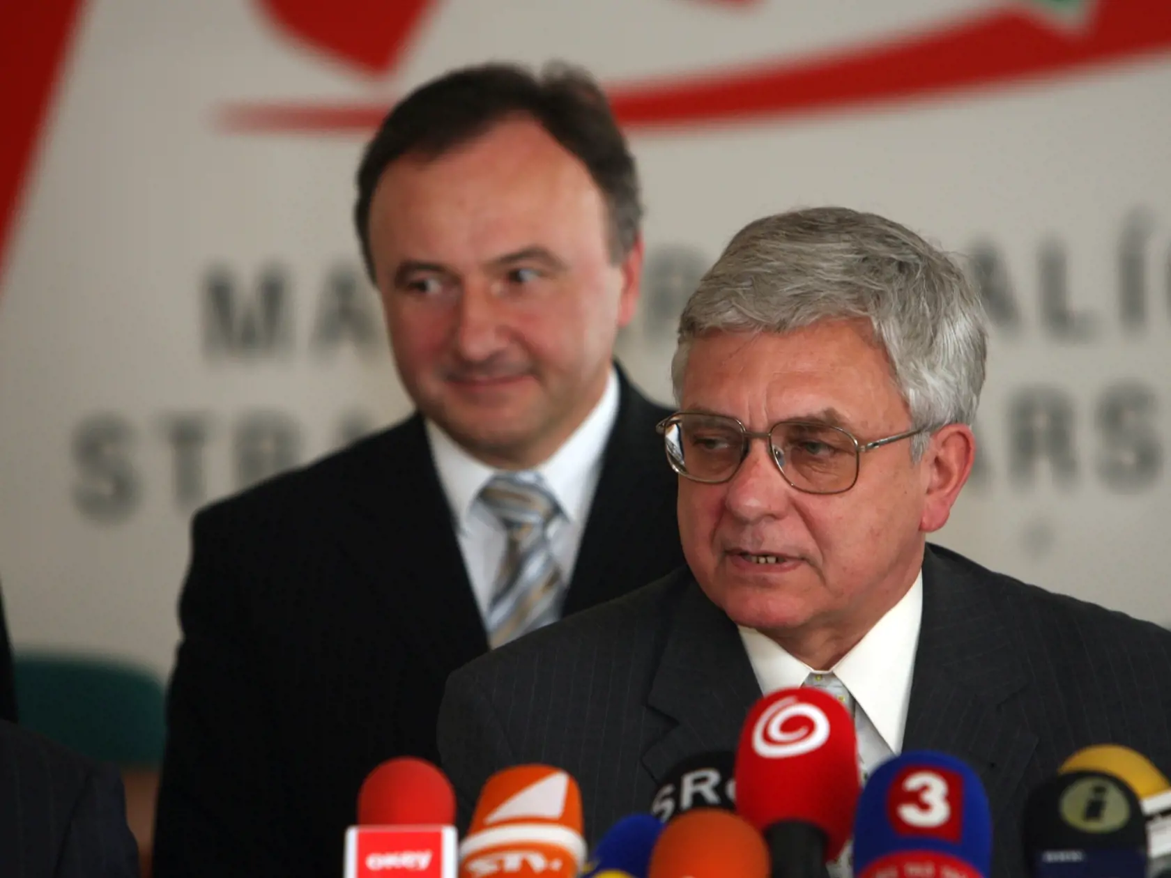 RNDr. Miklos Duray, Pal Csaky.;foto: Július Dubravay