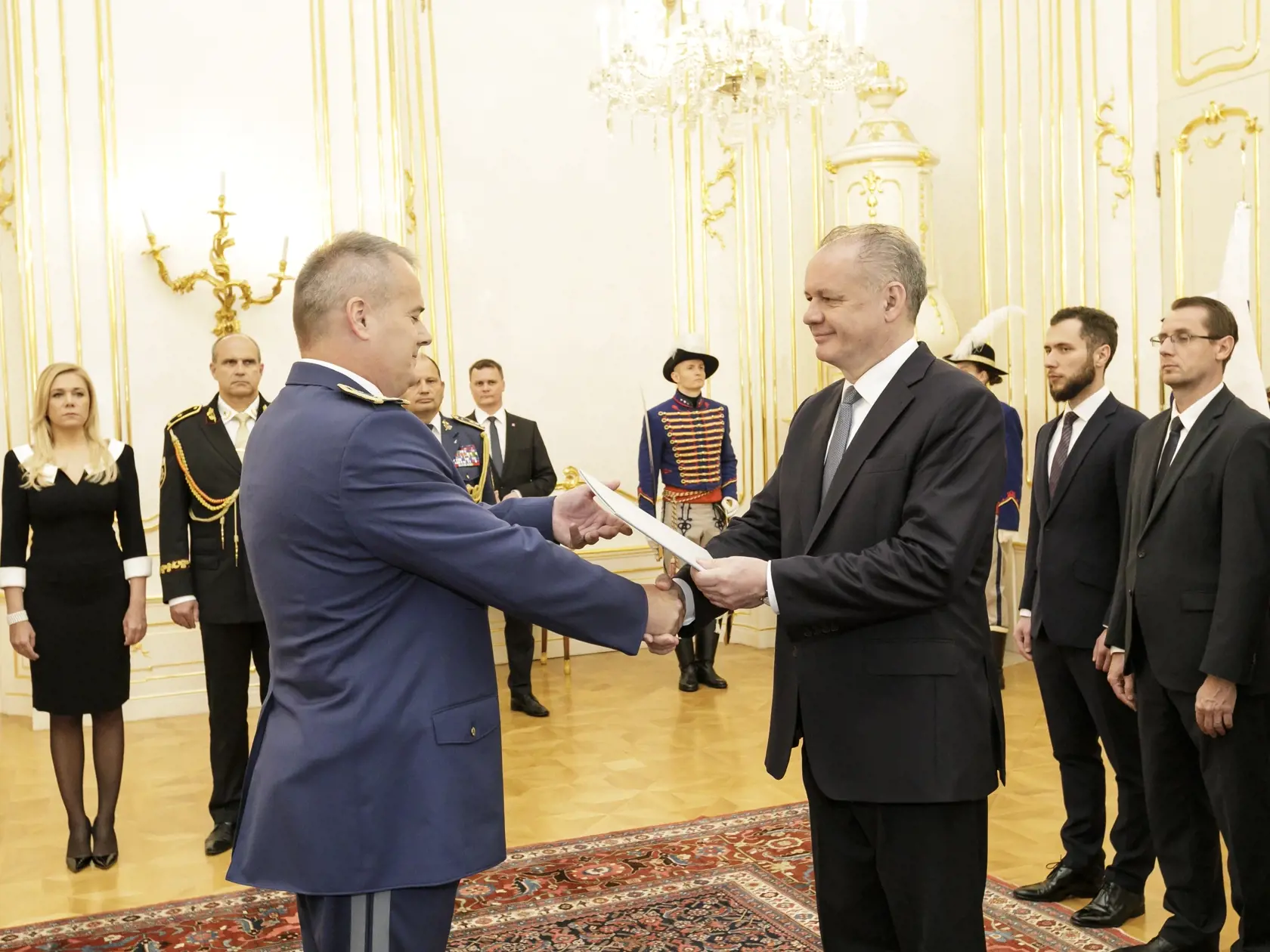 Brigádny generál Róbert Kleštinec, ktorého do funkcie vymenoval ho prezident Andrej Kiska.