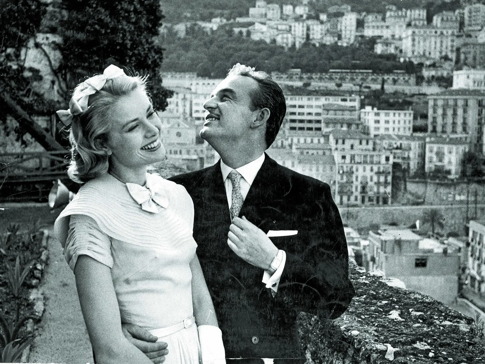 Grace Kelly (1929-1982) s manželom princom Rainerom III.