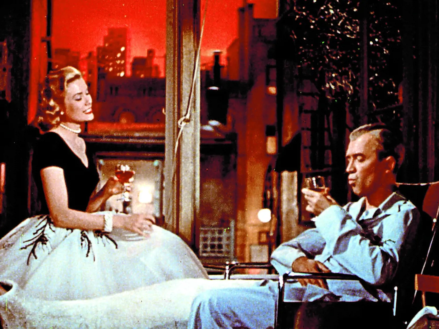REAR WINDOW, Grace Kelly, James Stewart, 1954
