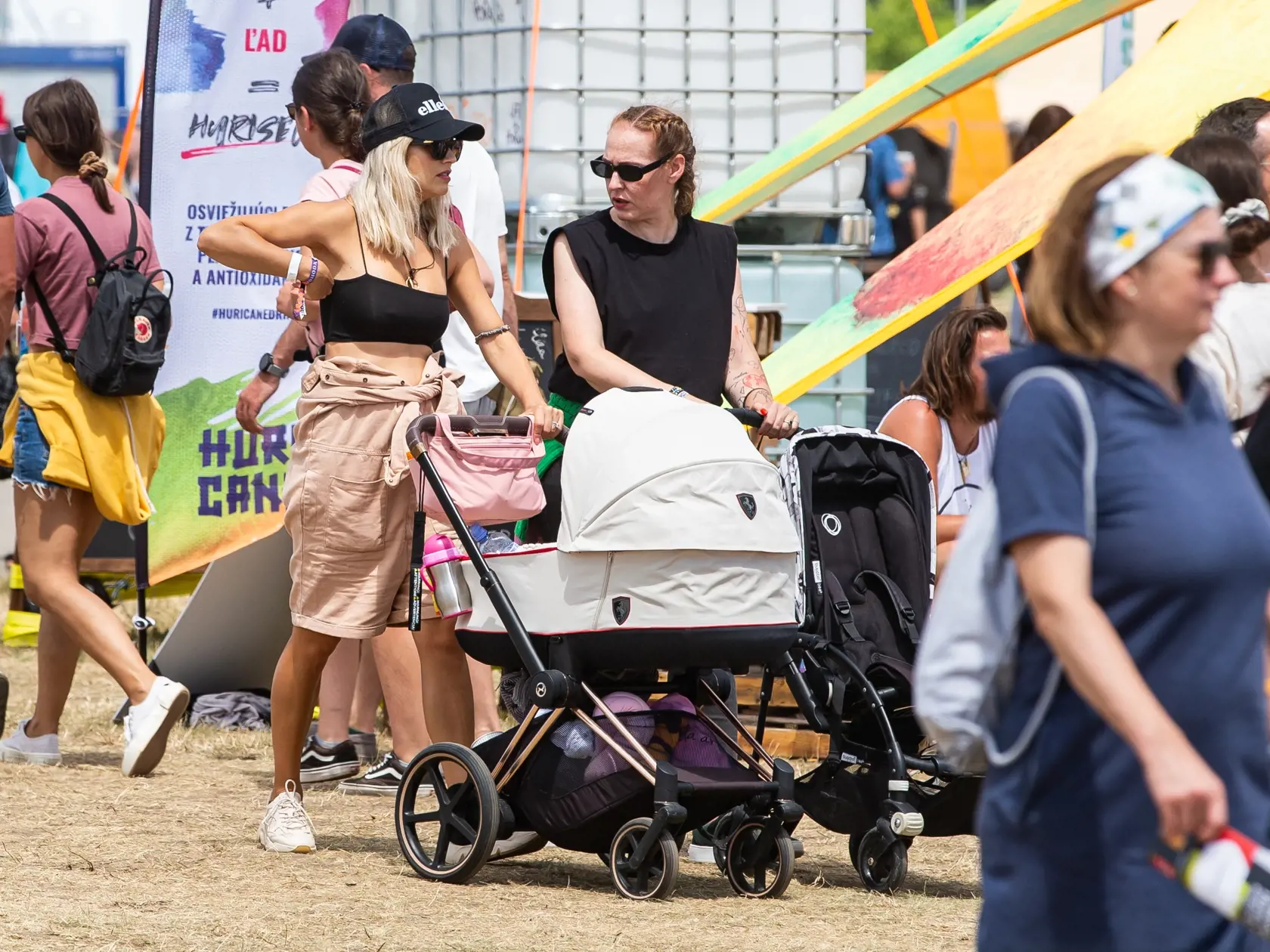 Tretí deň hudobného festivalu "POHODA 2022" na letisku v Trenčíne. Na snímke Ivana Gáborík.