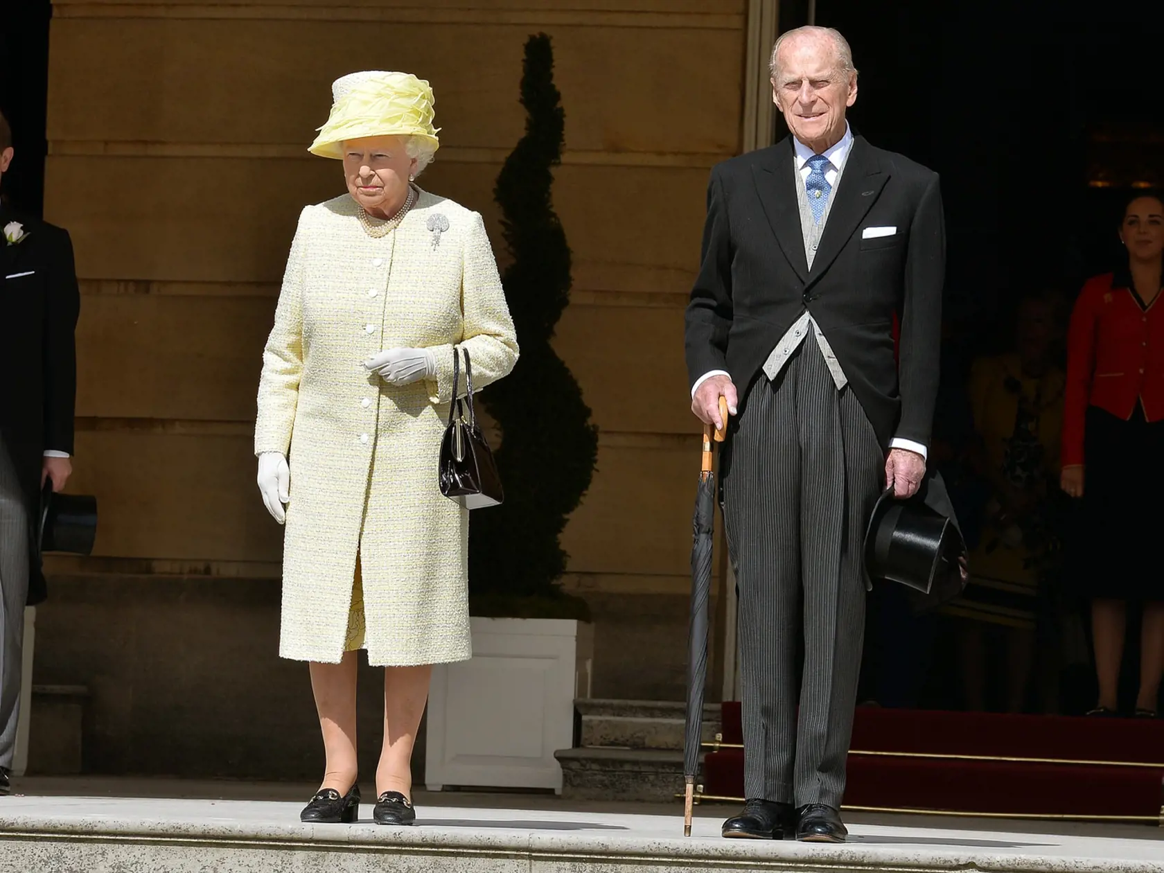 Britská kráľovná Alžbeta II. s manželom princom Filipom, vojvodom z Edingburgu.