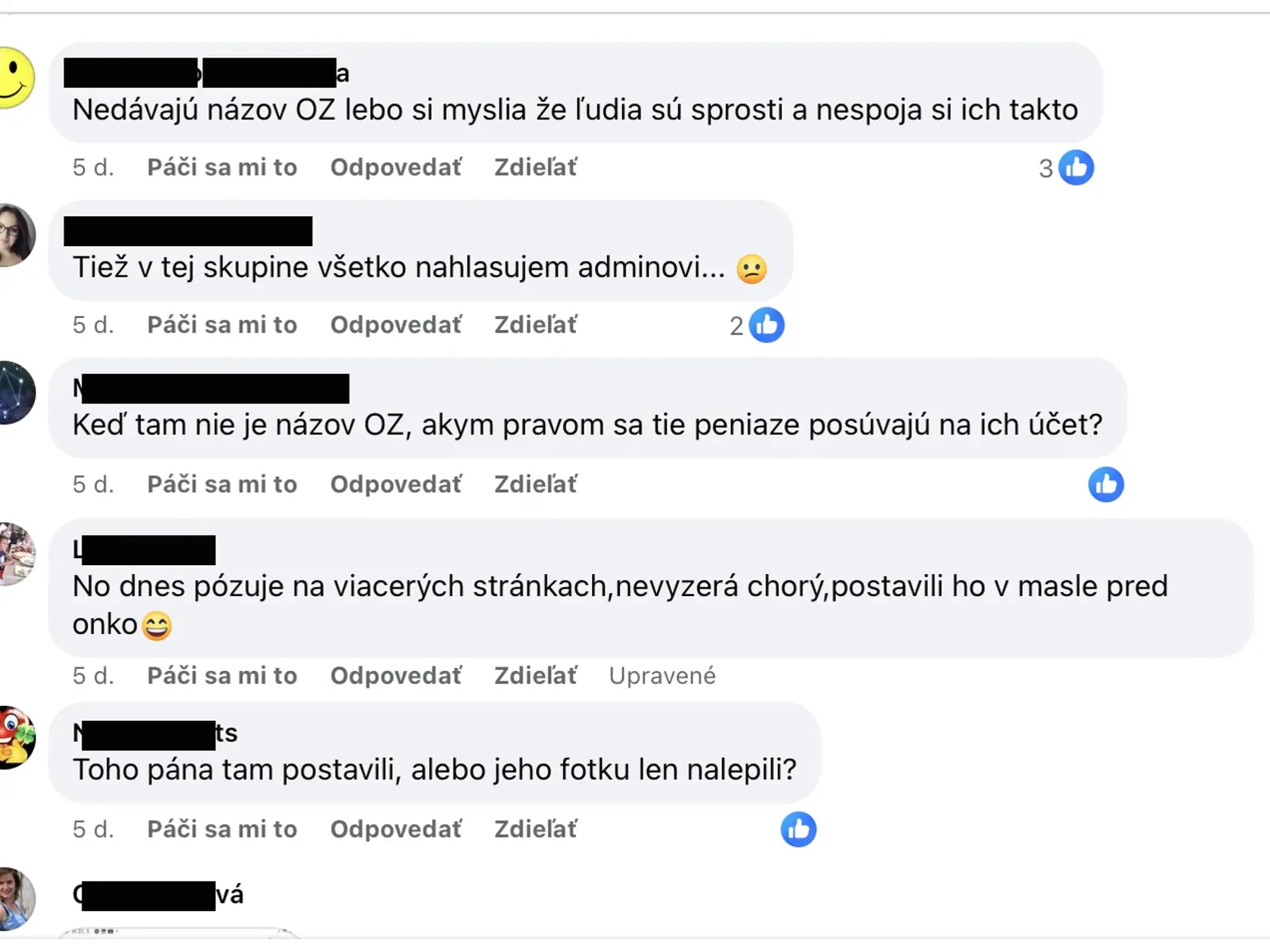Na sociálnej sieti akoby sa roztrhlo vrece s podobnými príspevkami.