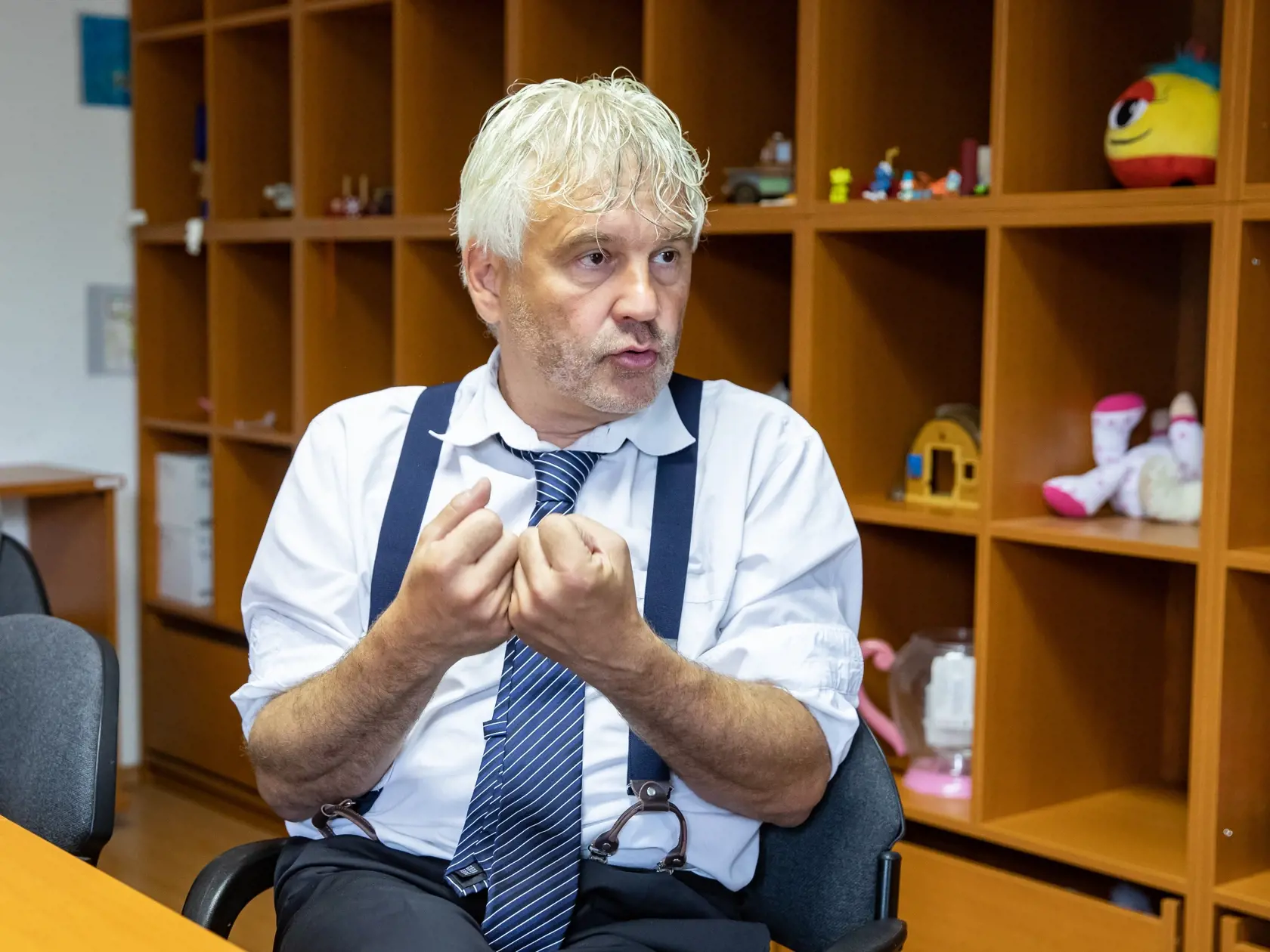 Na snímke je Jozef Mikloško, komisár pre deti.