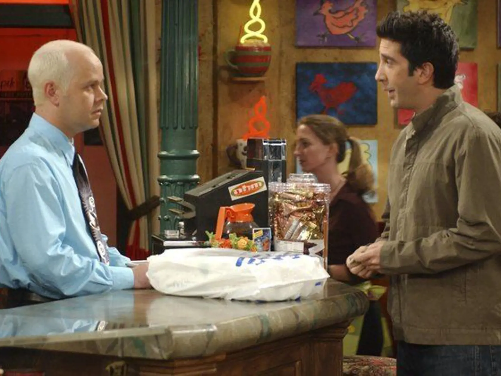 Čašník Gunther z kaviarne Central Perk. Rossa veľmi v láske nemal, lebo chodil s Rachel. 