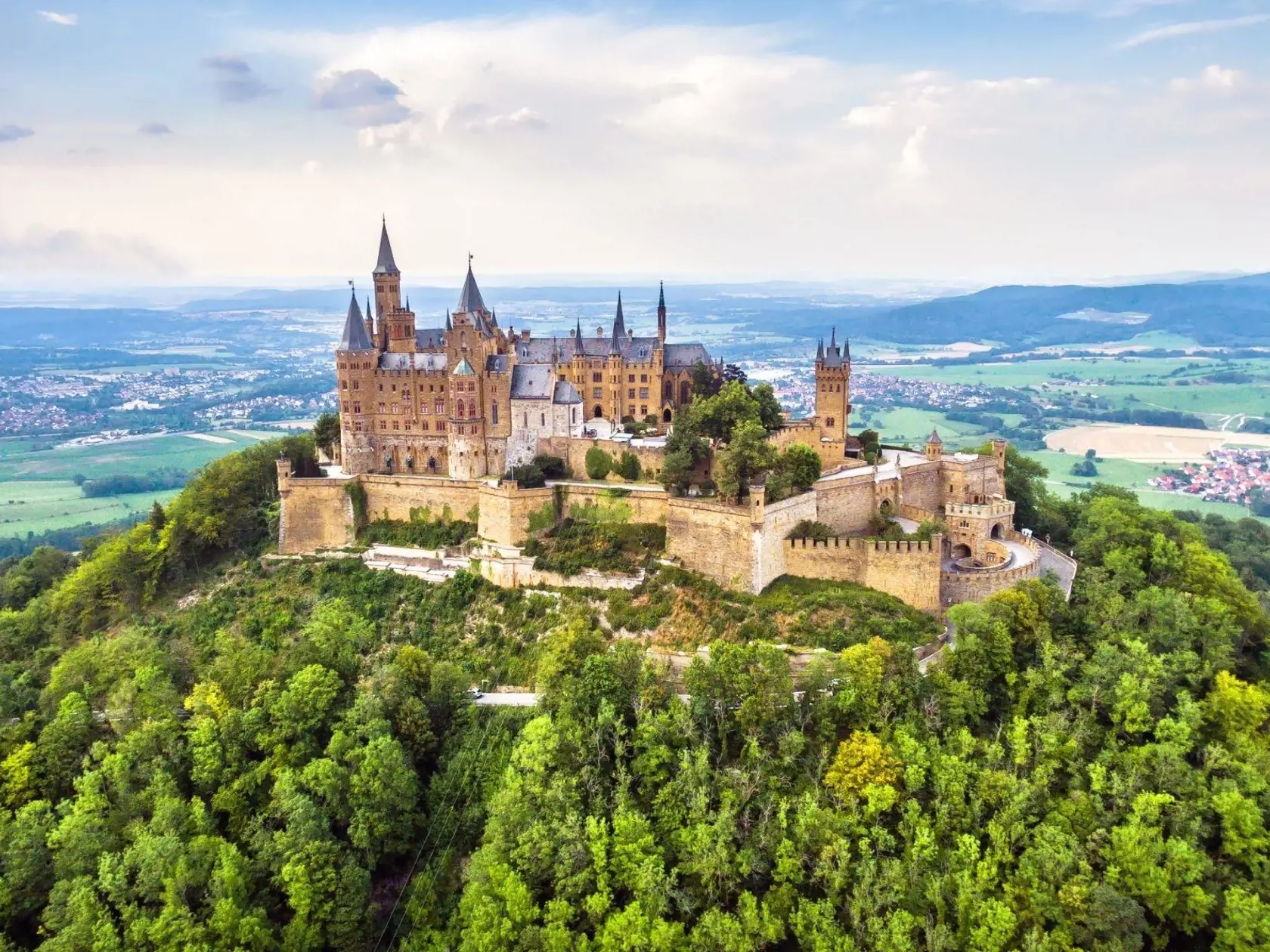 Hrad Hohenzollern.