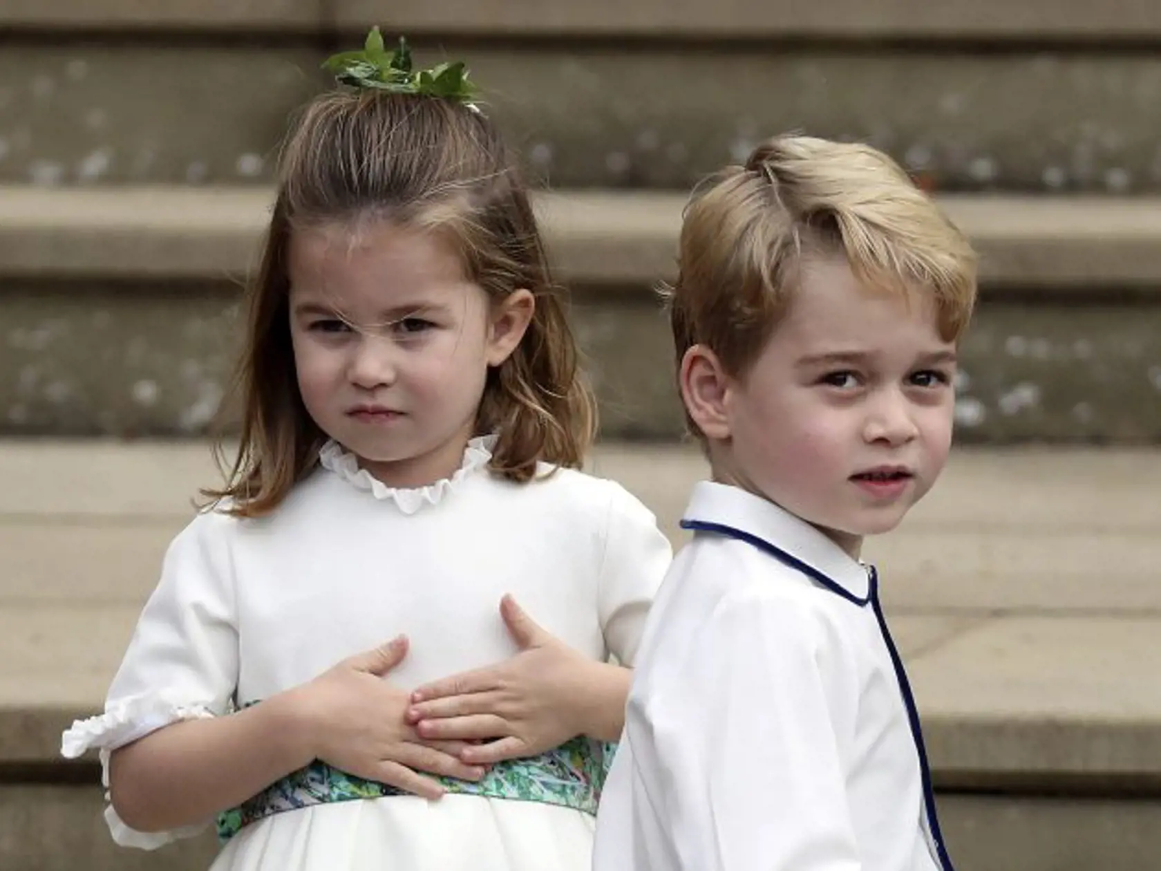 Princezná Charlotte a princ George