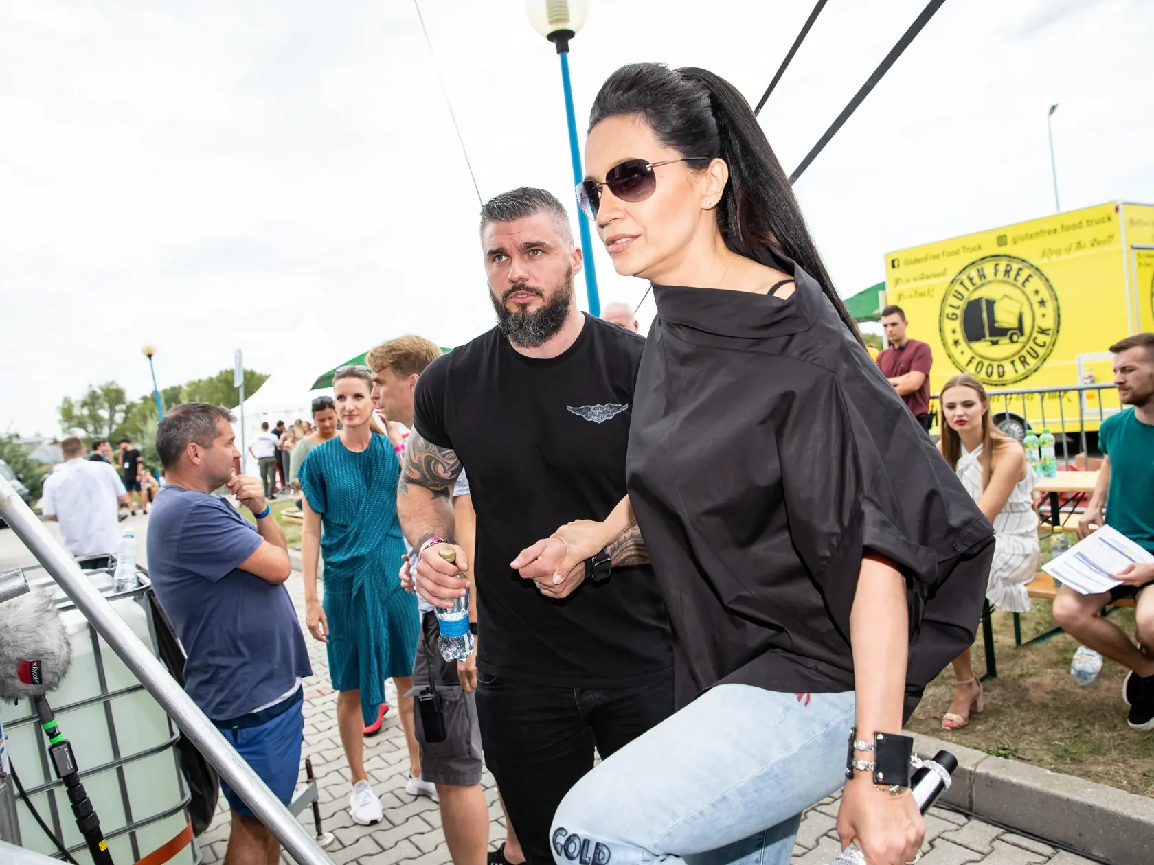 Deň otvorených dverí v TV Markíza. Na fotke: Lucie Bílá