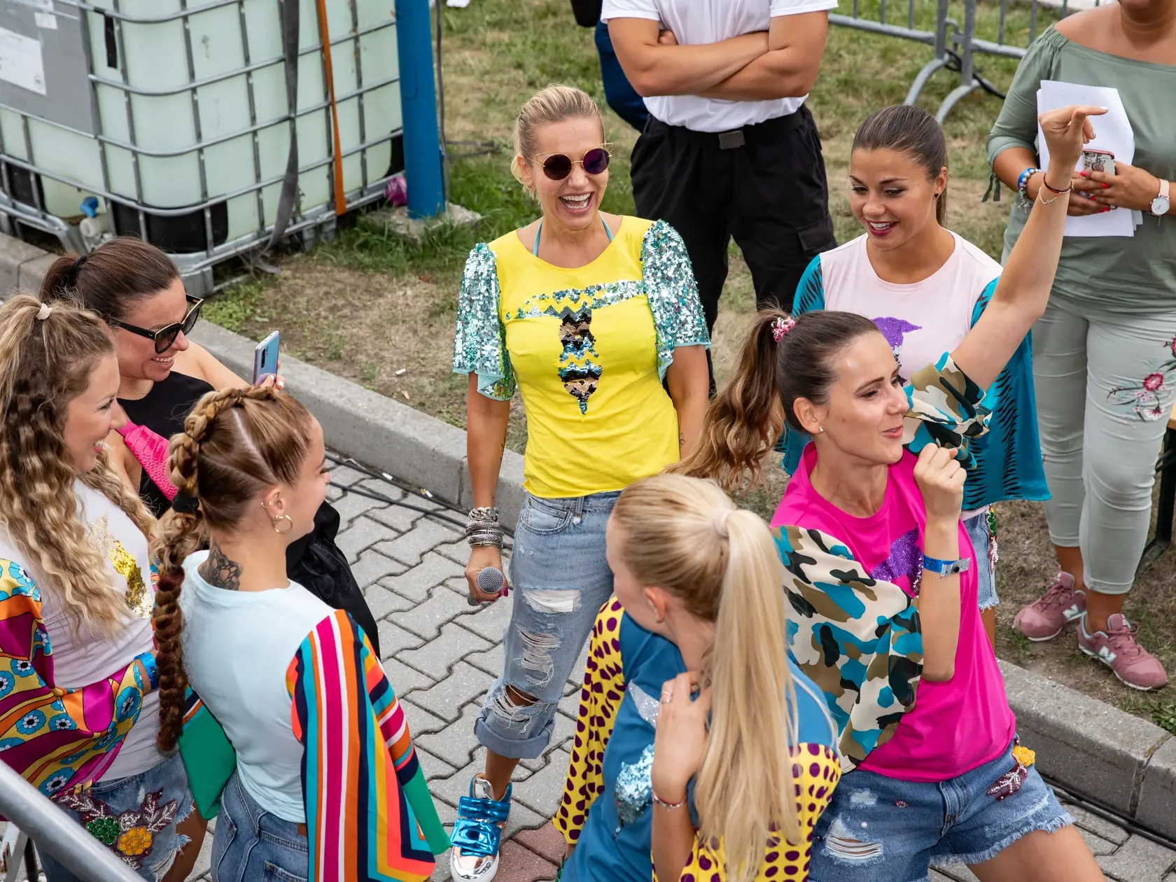Deň otvorených dverí v TV Markíza. Na fotke: Dara Rolins