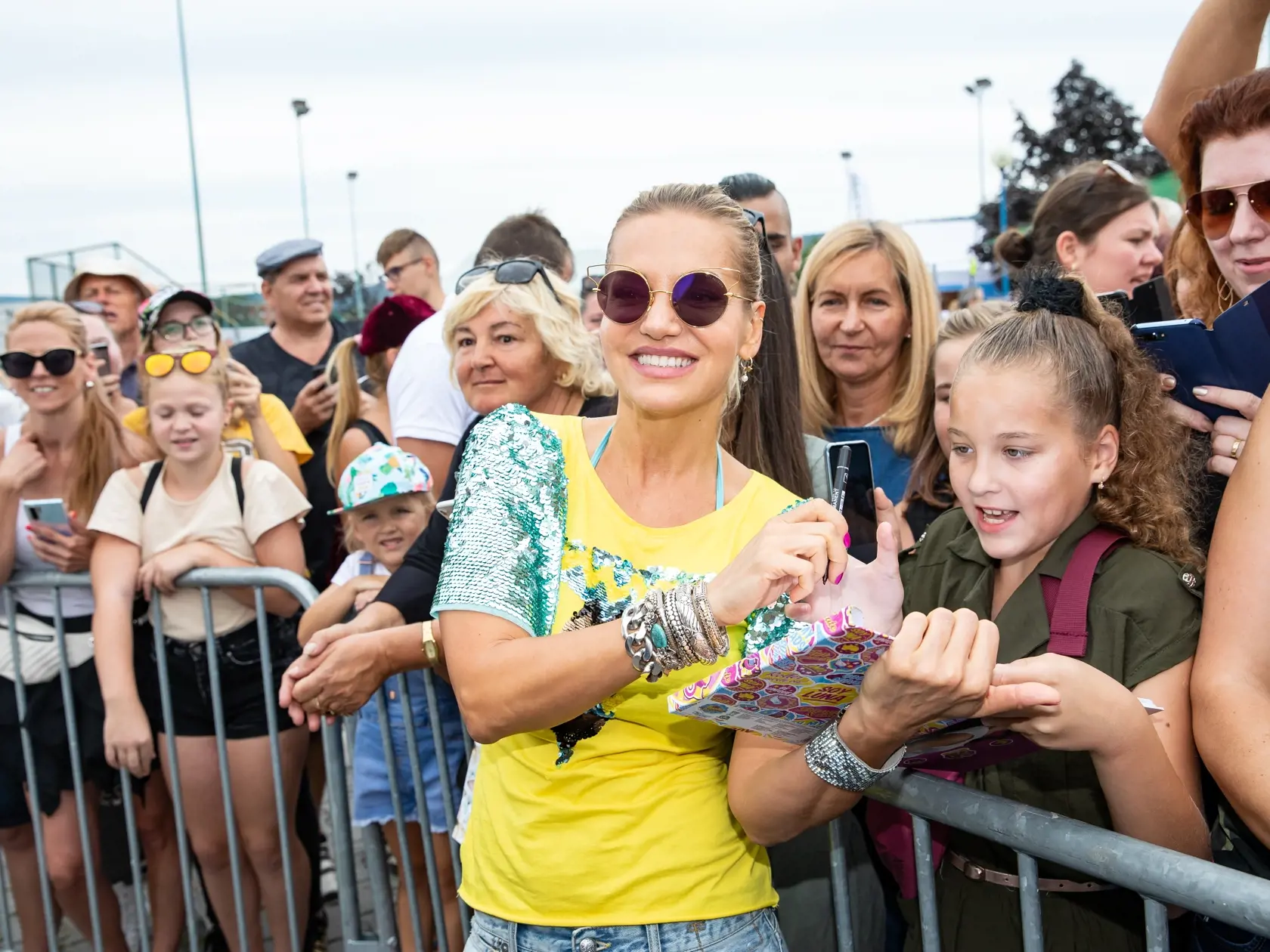 Deň otvorených dverí v TV Markíza. Na fotke: Dara Rolins
