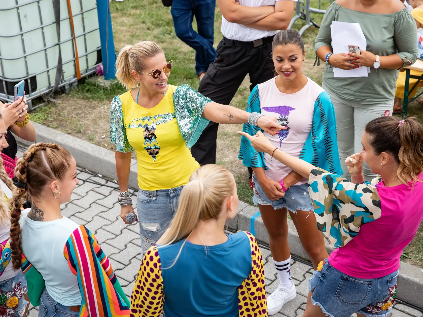 Deň otvorených dverí v TV Markíza. Na fotke: Dara Rolins