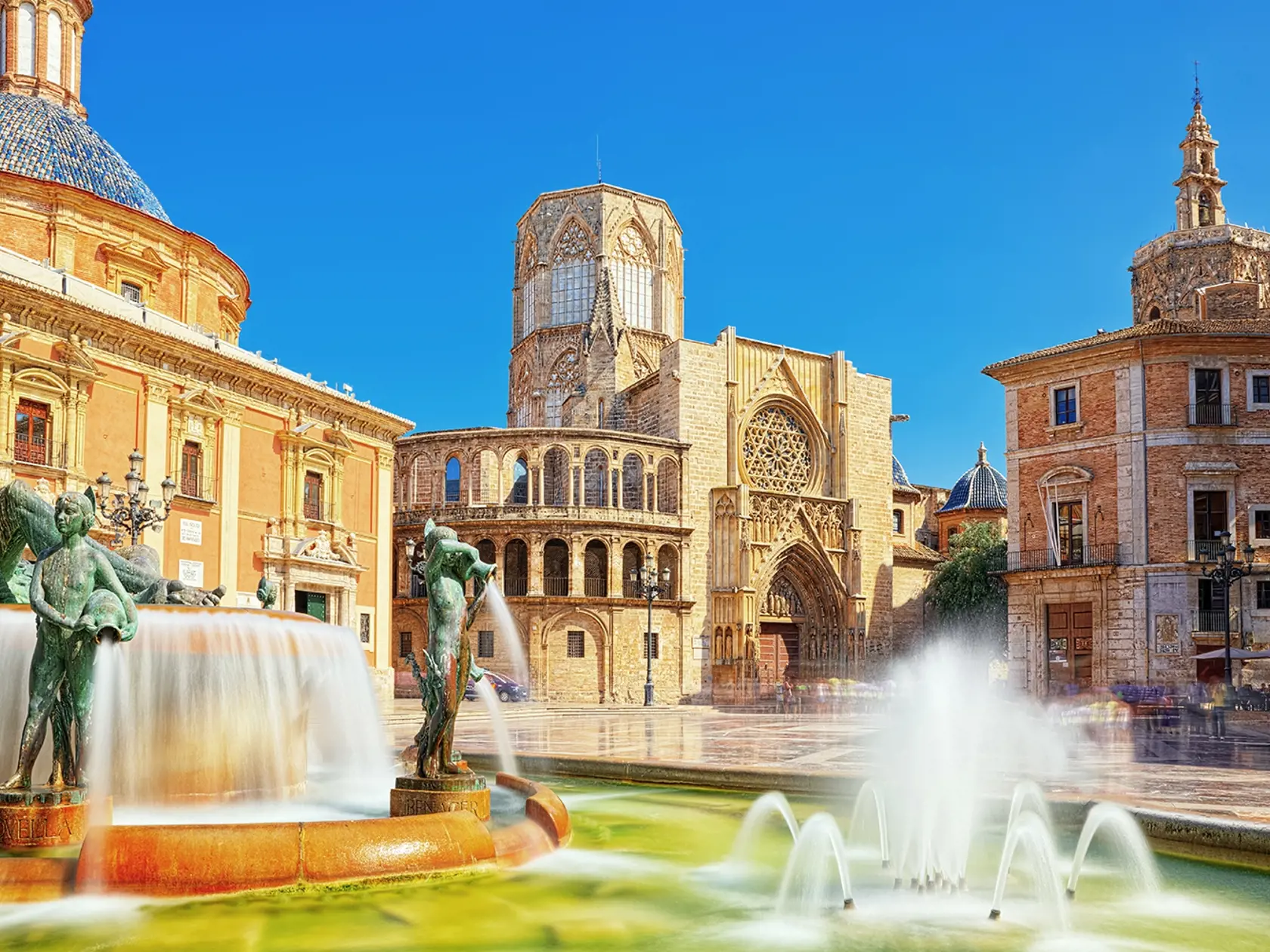 Fontána Rio Turia vo Valencii