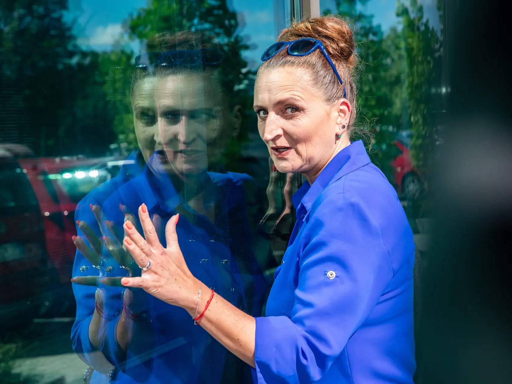 Na snímke je slovenská herečka Lucia Vráblicová pôsobiaca v divadle Nová scéna.