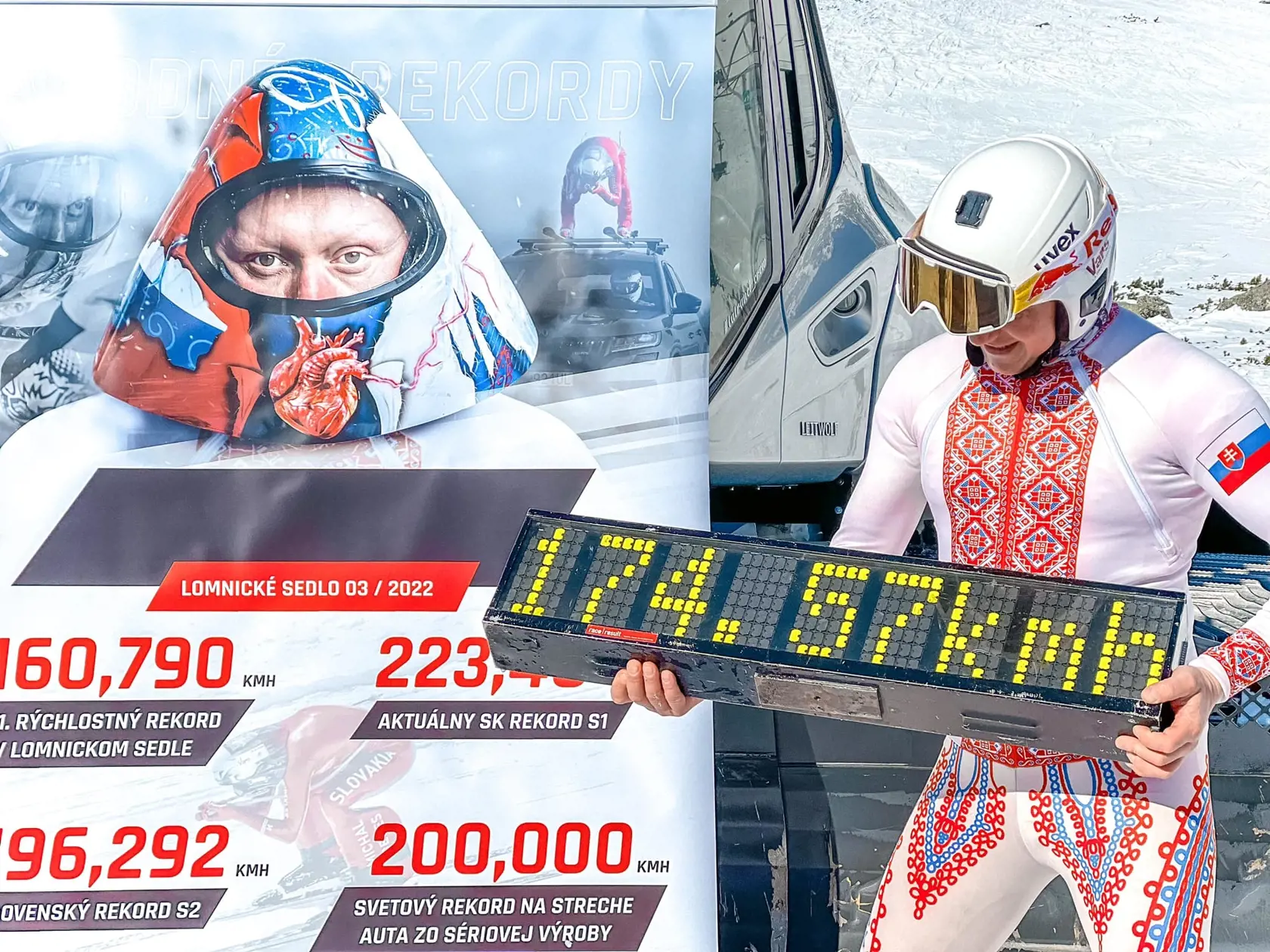 Michal Bekeš prekonal vlani v Lomnickom sedle jeden zo slovenských rekordov.