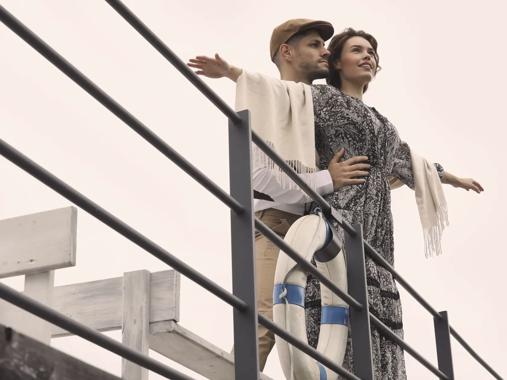 Mary Bartalos s manželom Adrianom ako Rose a Jack vo filme Titanic.
