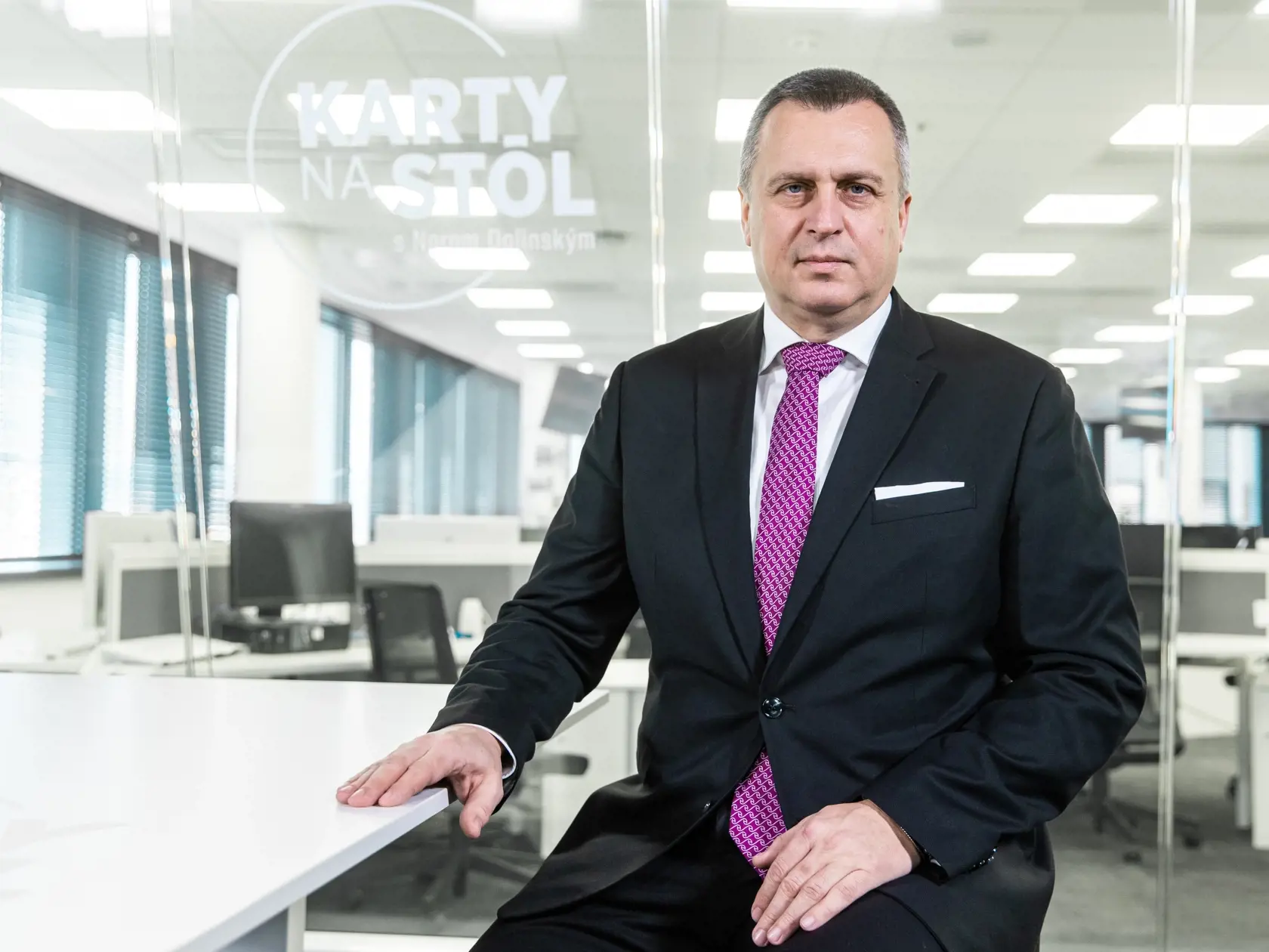 Diskusná relácia "Karty na stôl", ktorej hosťom bol Andrej Danko.