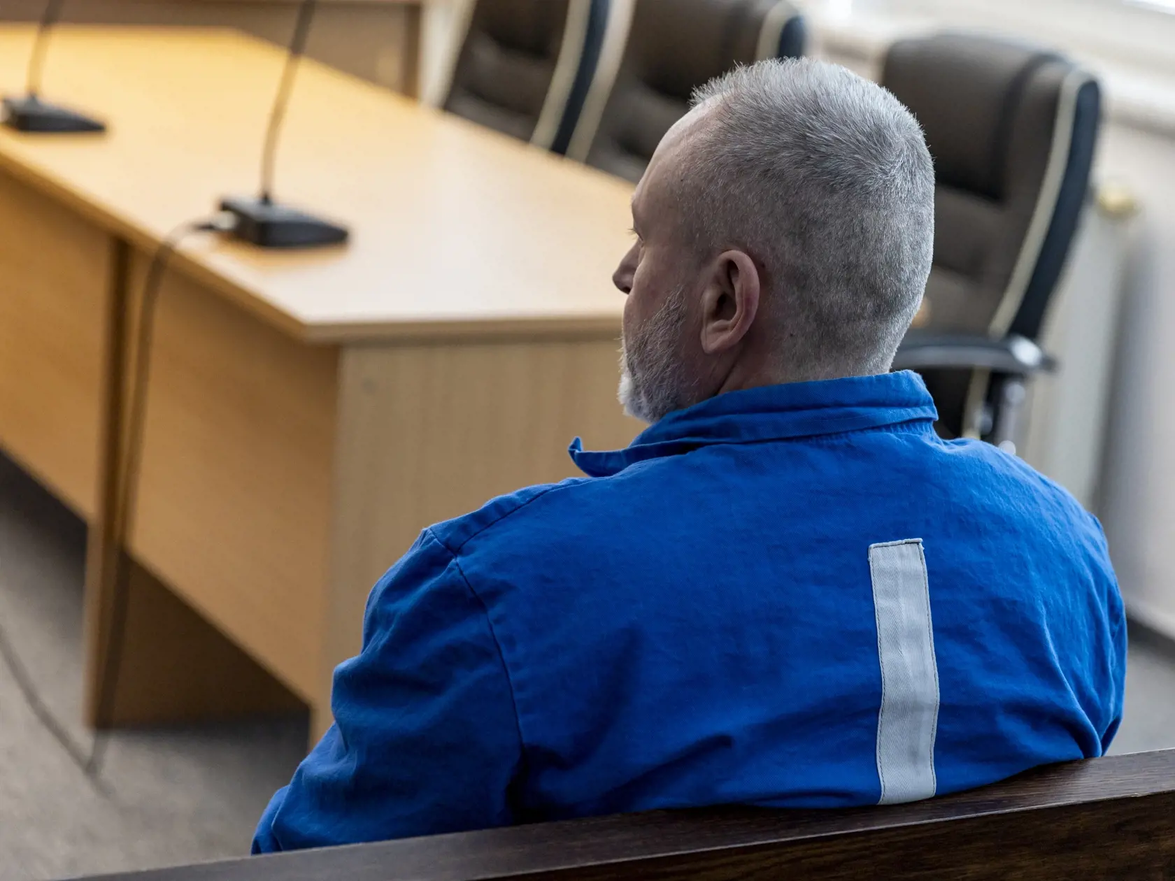 Na snímke je Robert Lališ alias Kýbel na Najvyššom súde SR v Bratislave. 