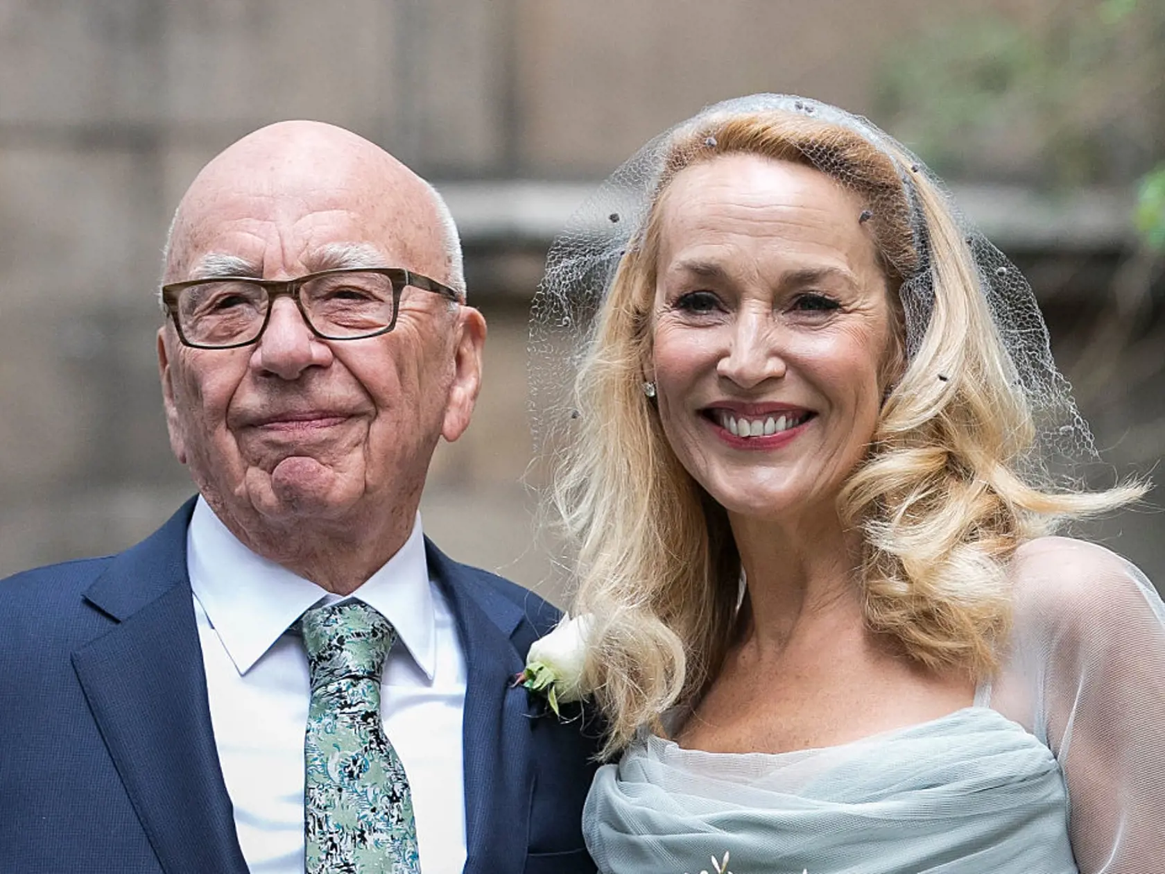 Rupert Murdoch a bývalá manželka Jerry Hall