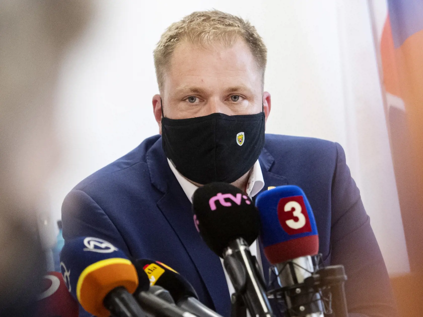 Na snímke prezident Finančnej správy SR Jiří Žežulka počas brífingu Generálnej prokuratúry SR na Tému: Akcia, mediálne známa ako Mýtnik II. 24. júna 2021 v Bratislave. FOTO TASR - Martin Baumann