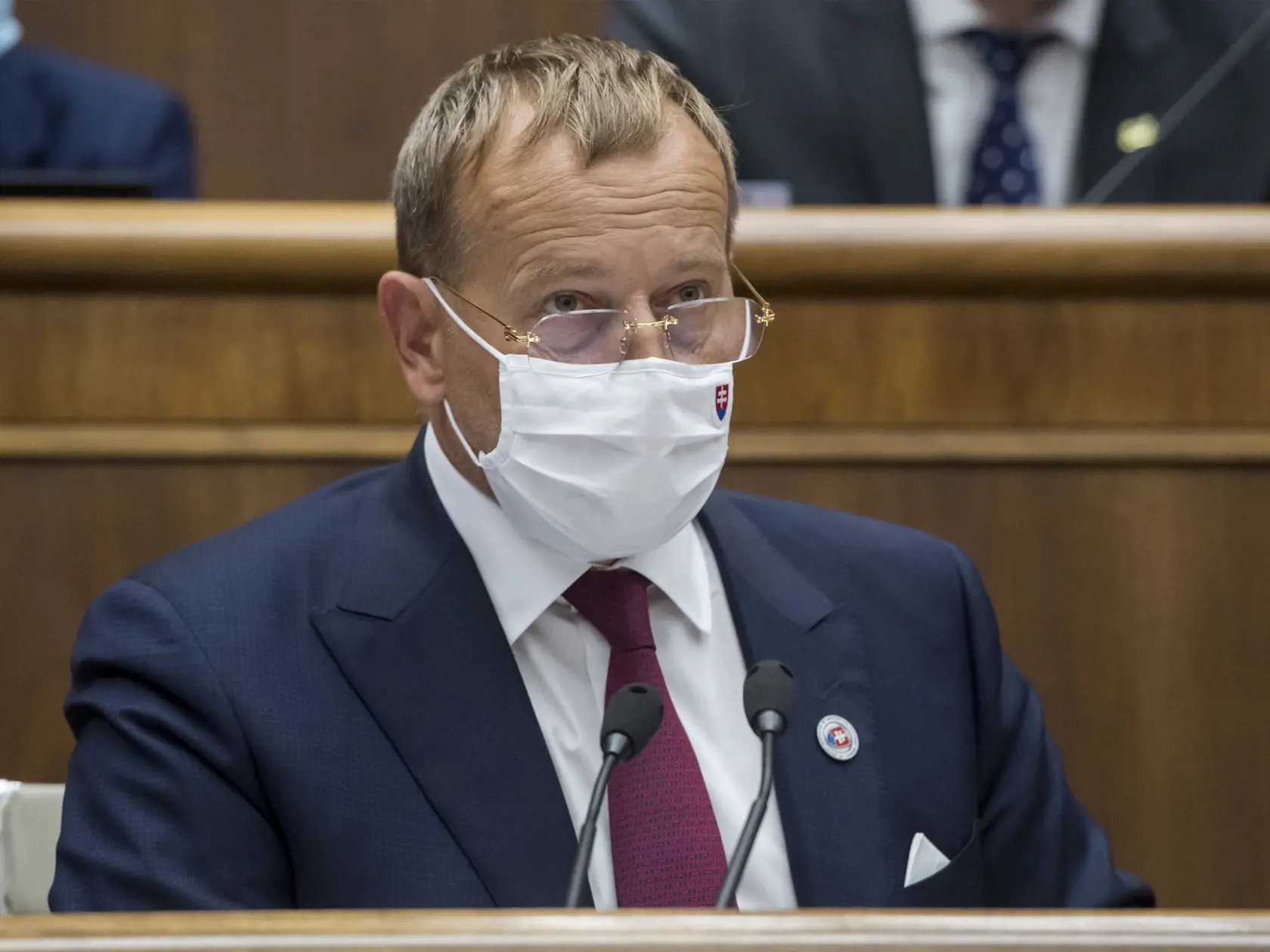 Na snímke predseda parlamentu SR Boris Kollár (Sme rodina) počas 11. schôdze parlamentu SR 2. septembra 2020 v Bratislave.