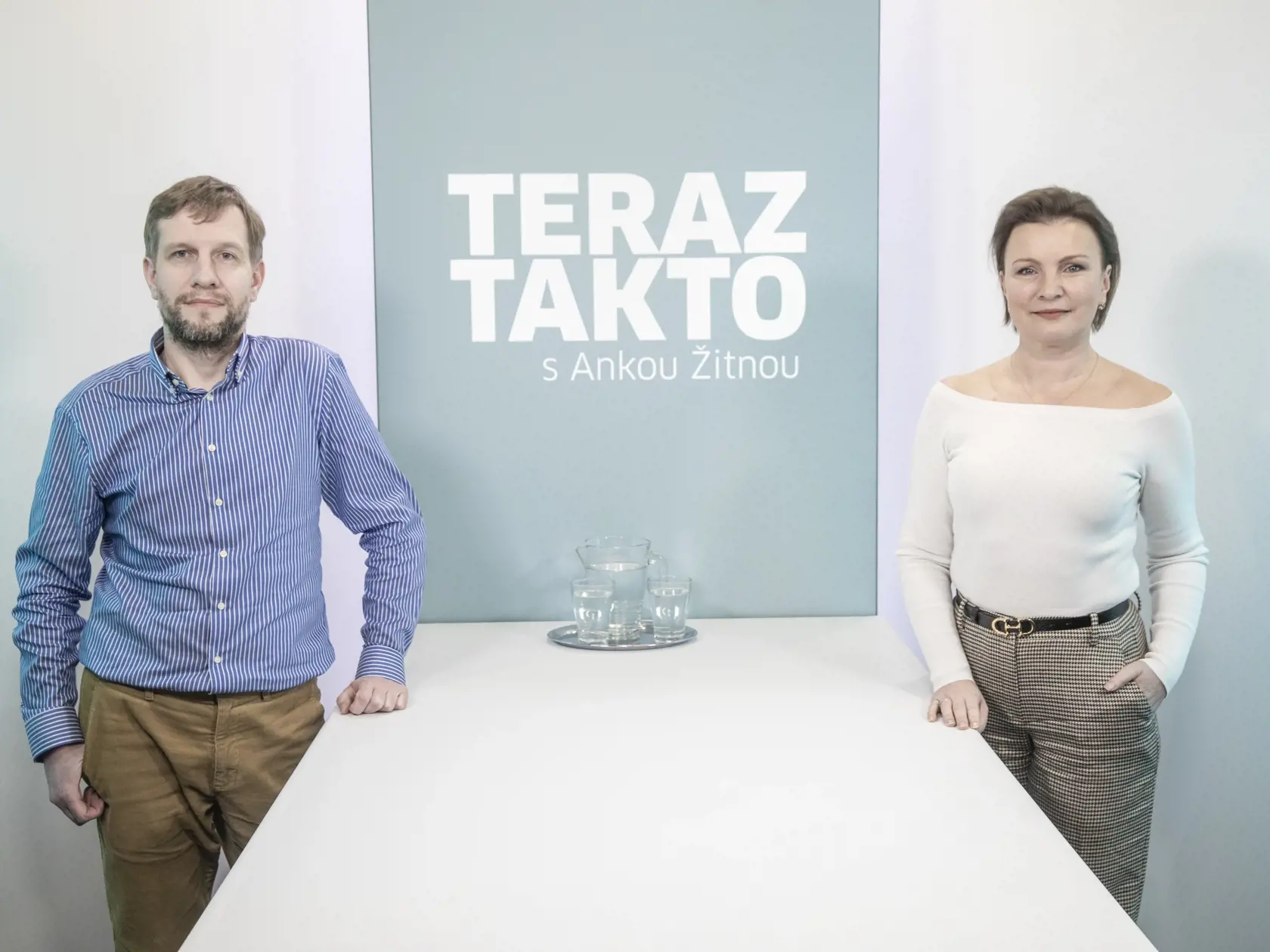 Diskusná relácia "Teraz Takto s Ankou Žitnou", ktorej hosťom bol riaditeľ inštitútu pre ľudské práva Peter Weisenbacher.
