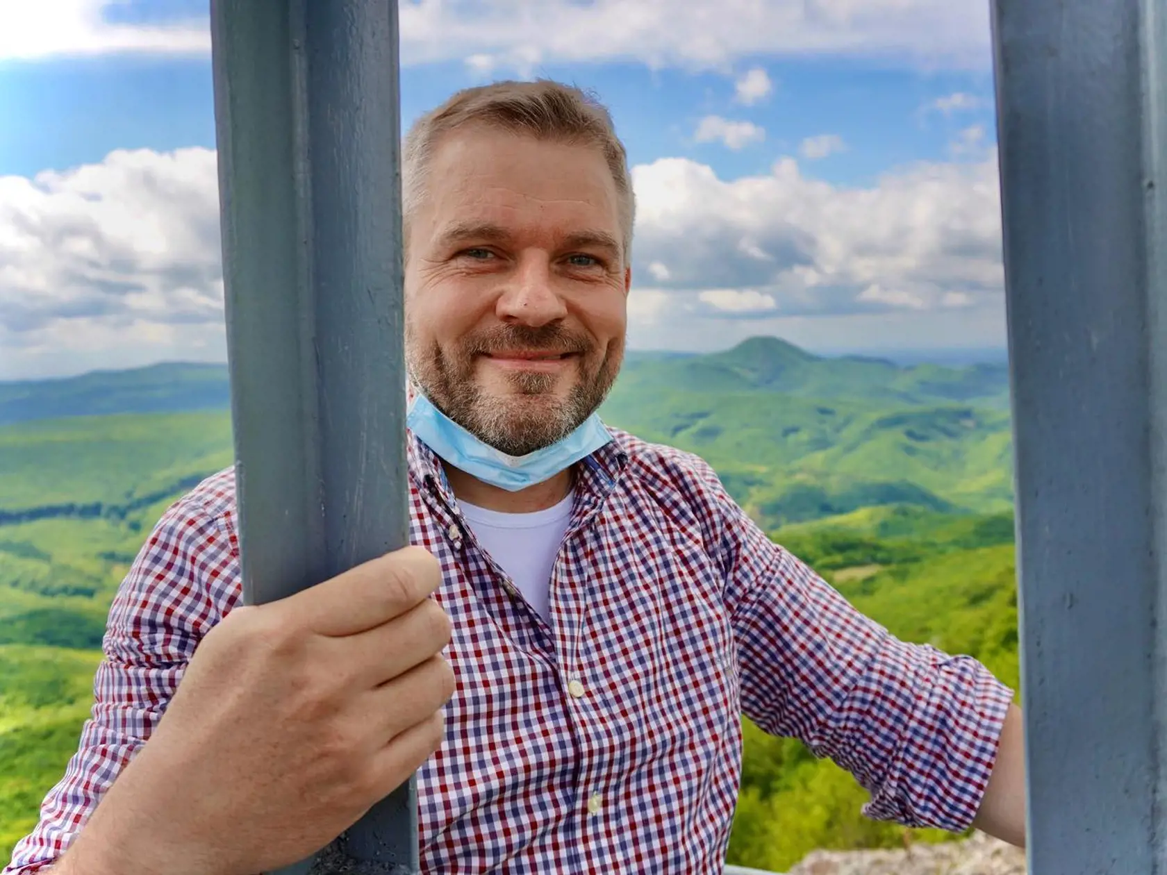 Bývalý predseda vlády Peter Pellegrini si potom vychutnal túru úplne zhora.