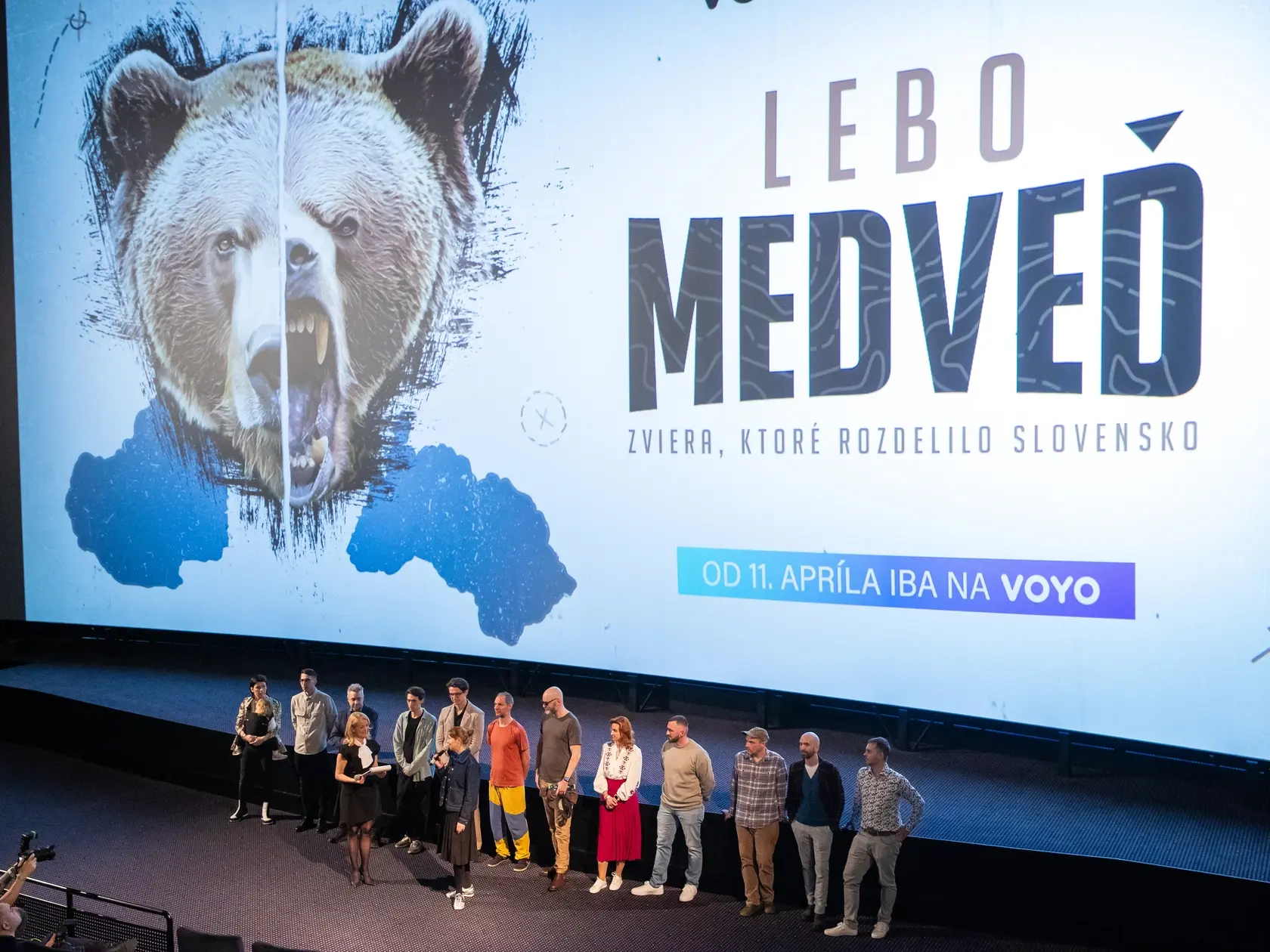 Na snímke predstavenie Slovenského dokumentárneho seriálu Lebo medveď.