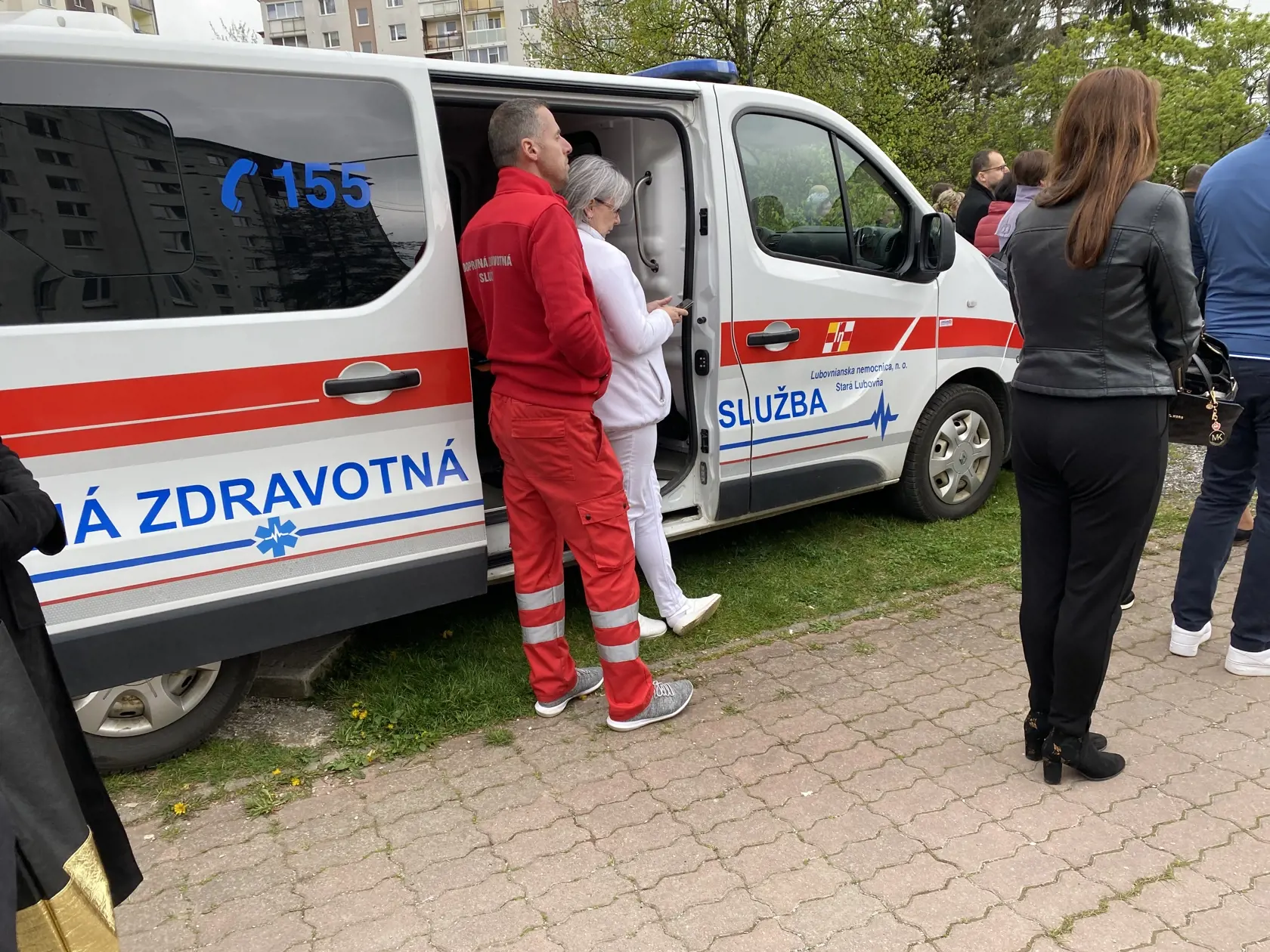Pohreb troch obetí tragickej havárie pri Spišskej Kapitule v sobotu 6. 4. 2024.